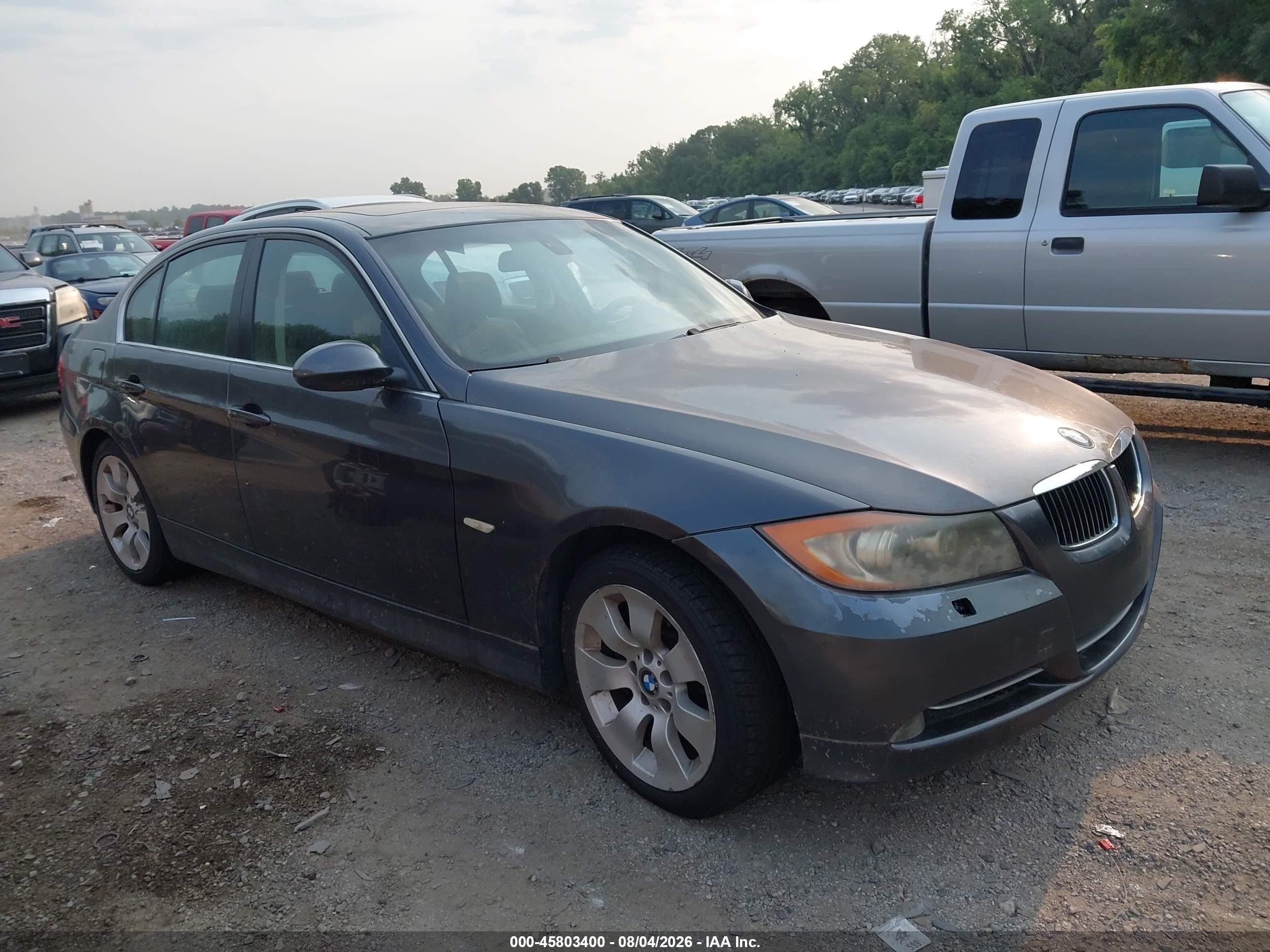 2007 Bmw 335xi   Gray vin: WBAVD53557AV14264
