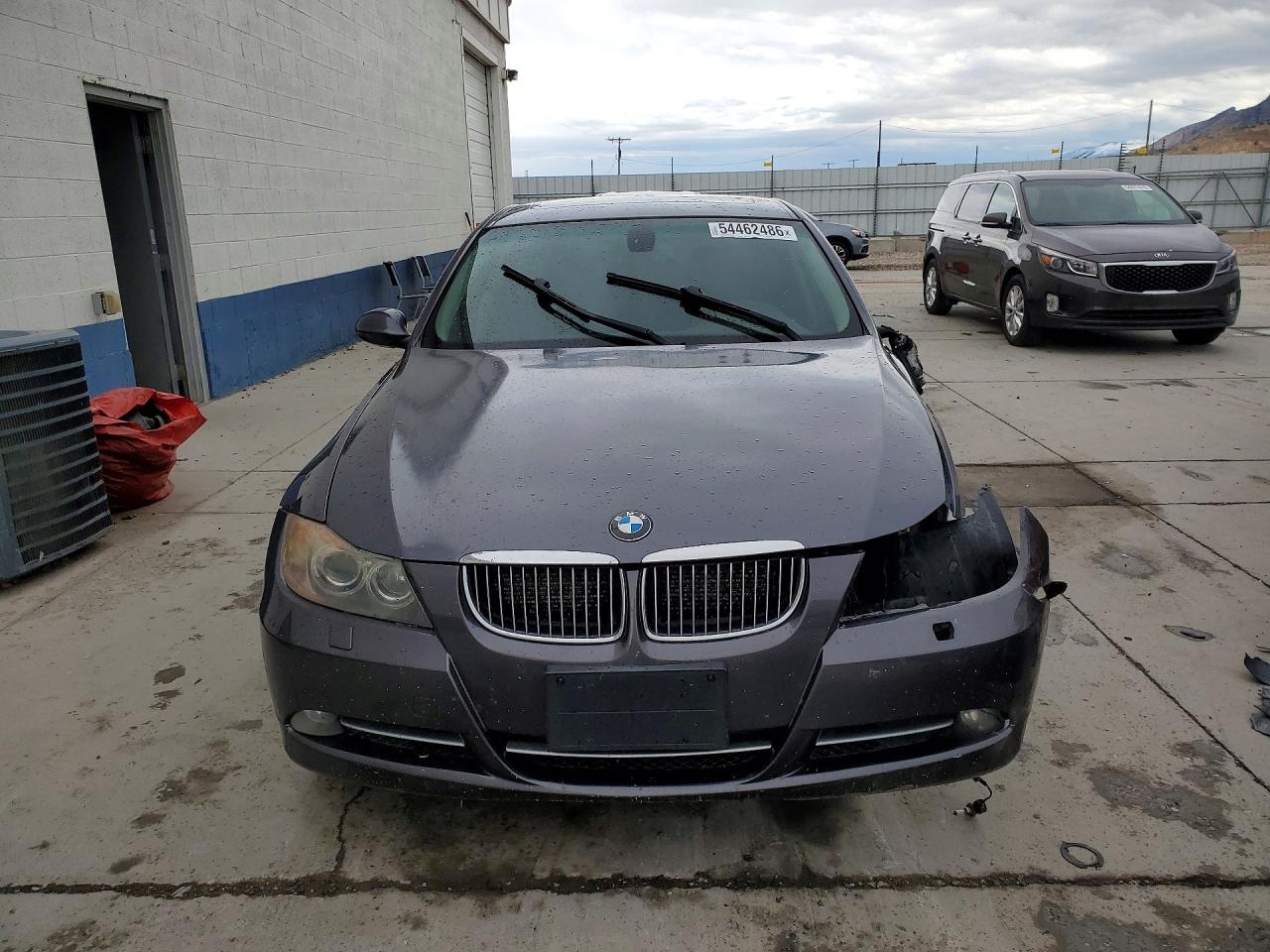 2008 Bmw 335 Xi Silver vin: WBAVD53558A010671