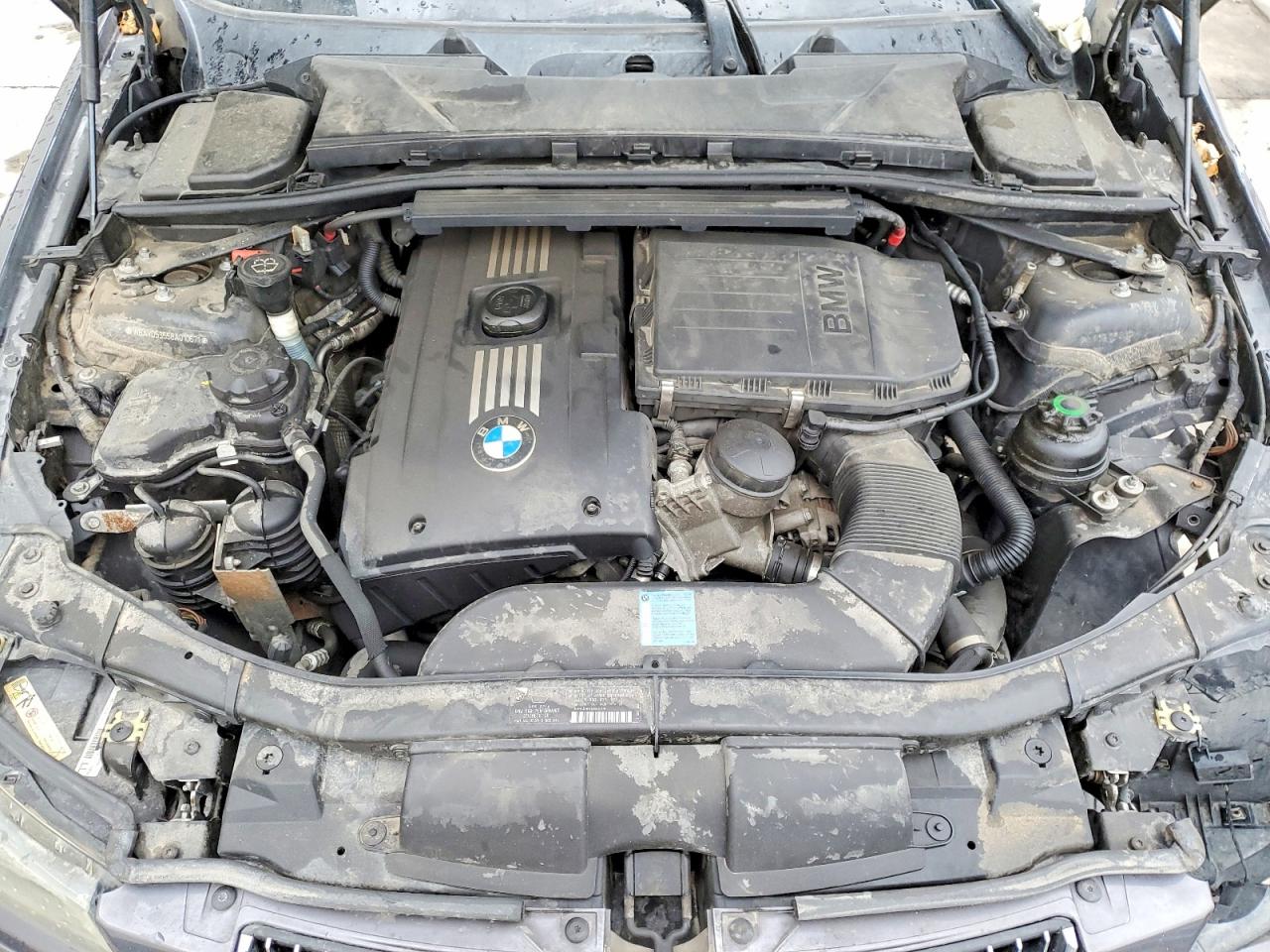 2008 Bmw 335 Xi Silver vin: WBAVD53558A010671