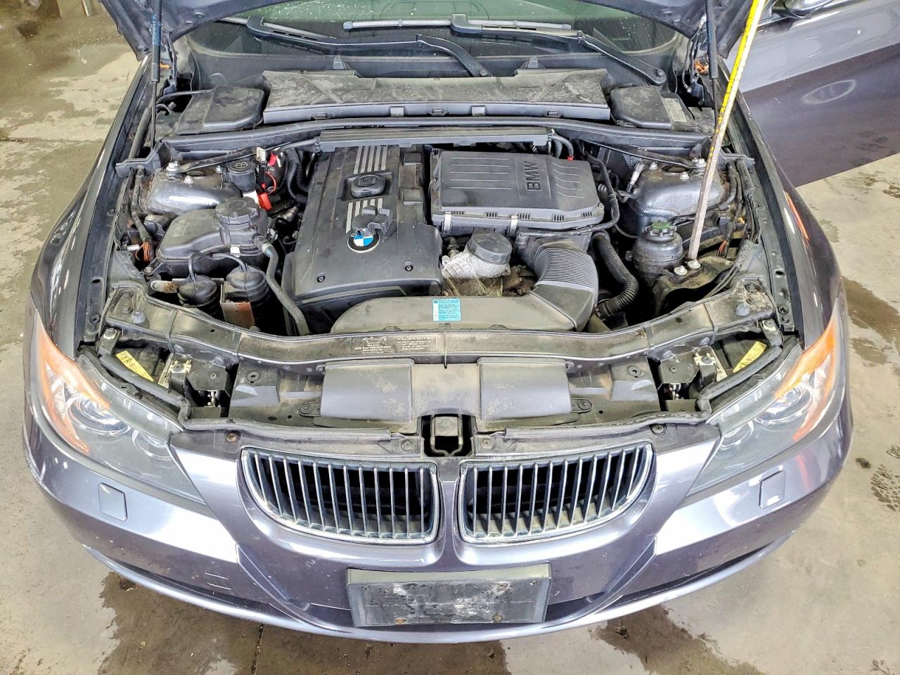 2007 Bmw 335 Xi Gray vin: WBAVD53567AV14208