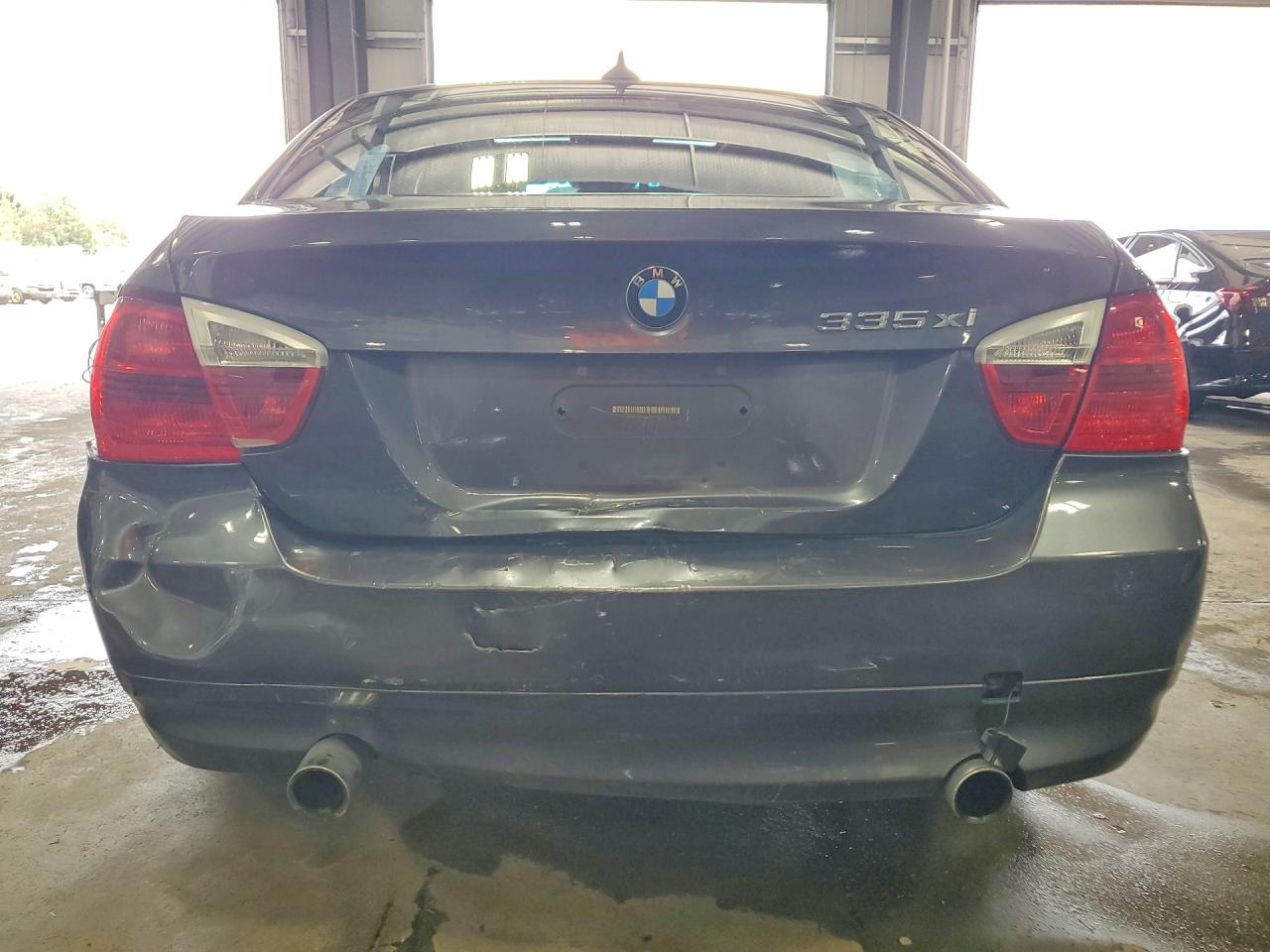 2007 Bmw 335 Xi Gray vin: WBAVD53567AV14208