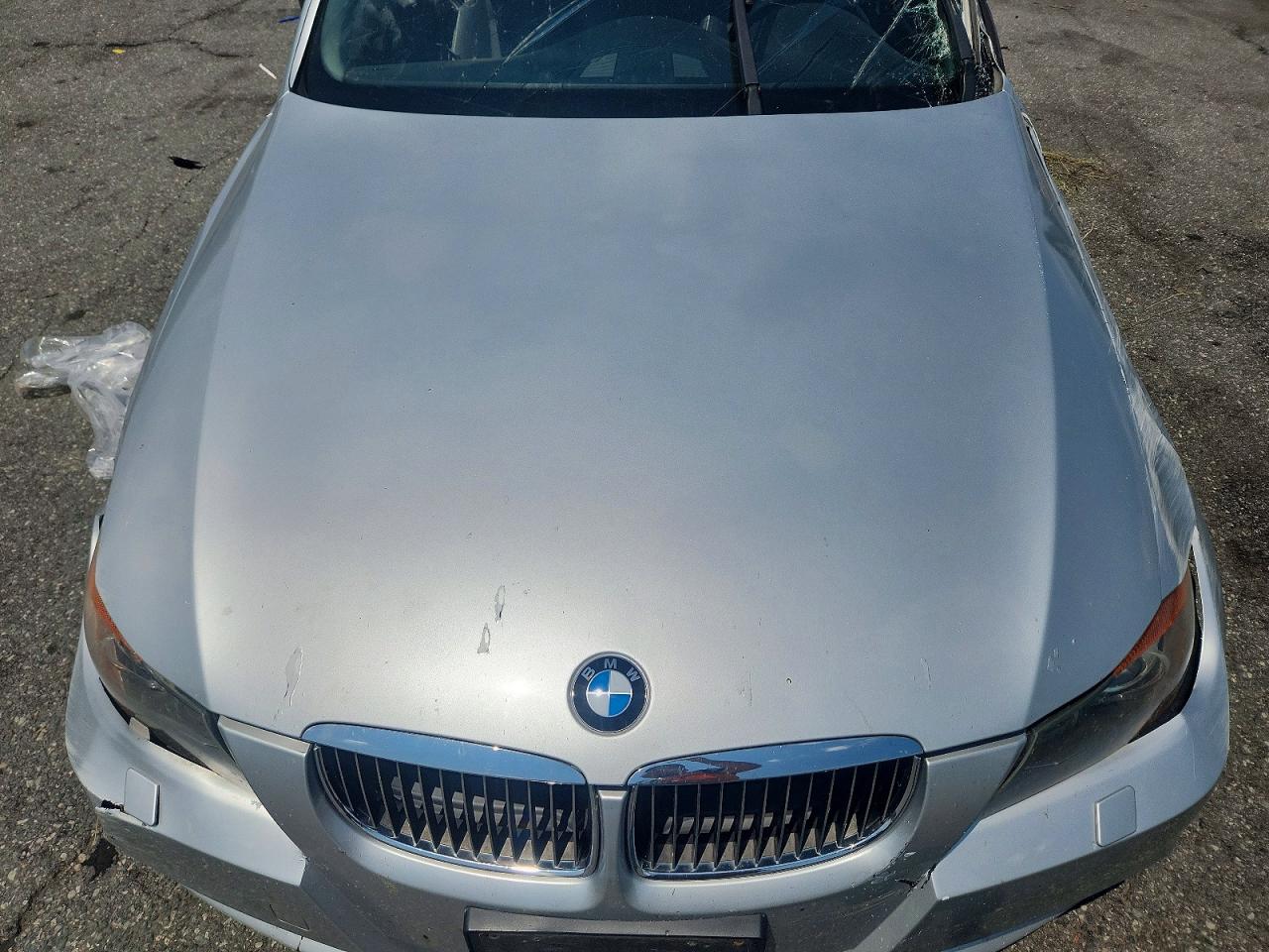 2007 Bmw 335xi Silver vin: WBAVD53587A006094