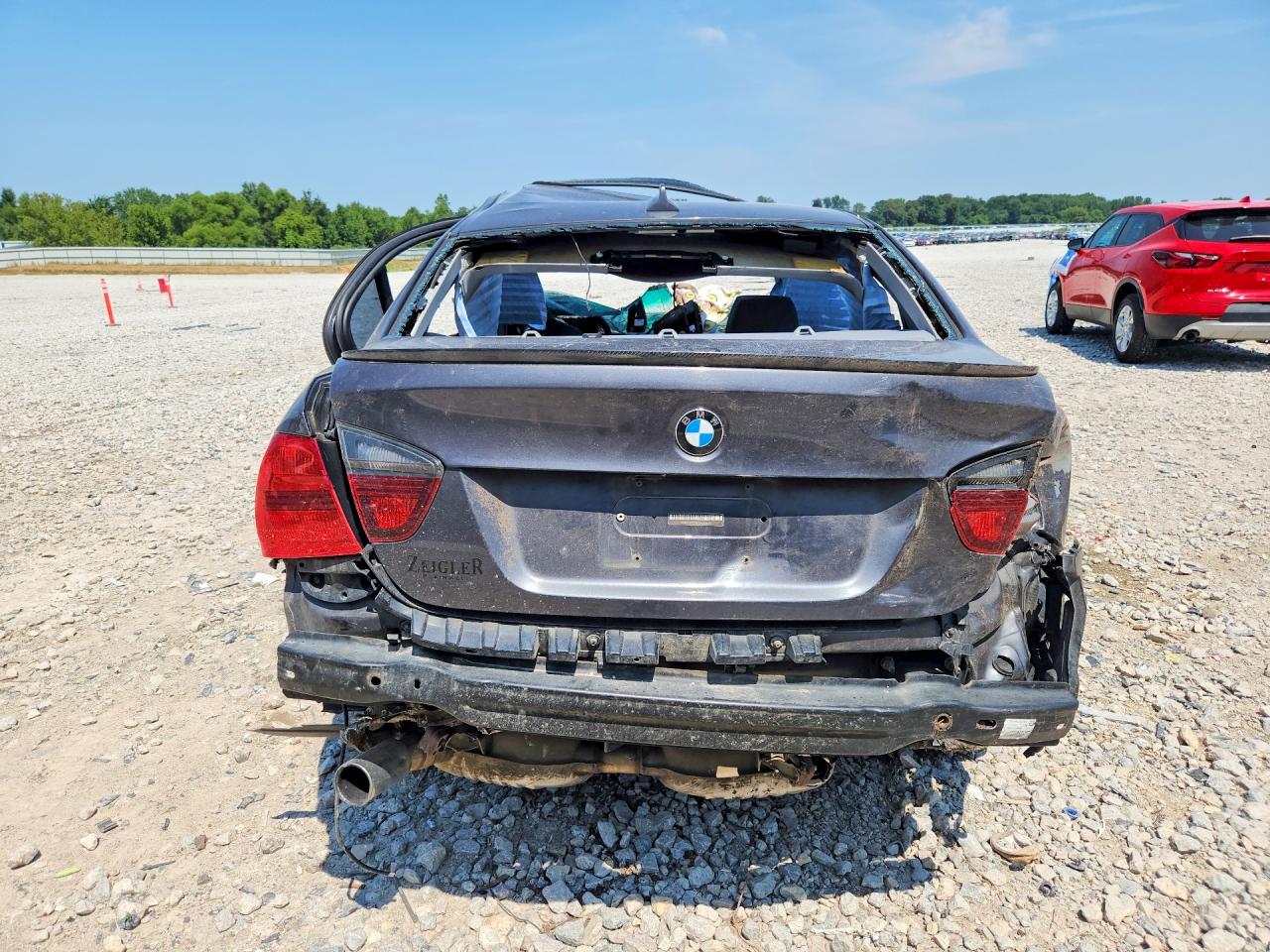 2008 Bmw 335 Xi Серый vin: WBAVD53588A010695