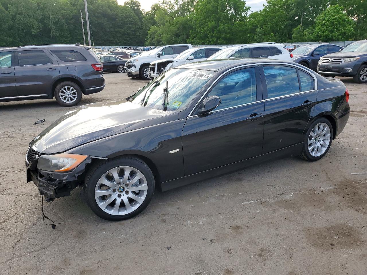 2008 Bmw 335 Xi Black vin: WBAVD535X8A283525