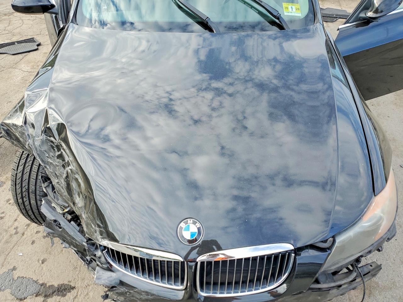 2008 Bmw 335 Xi Black vin: WBAVD535X8A283525
