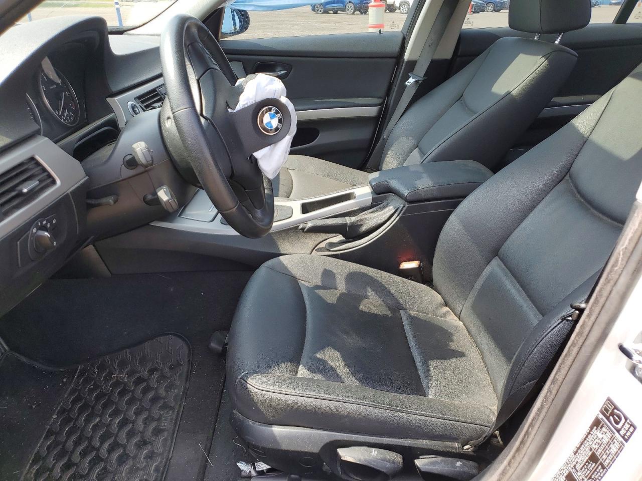 2008 Bmw 323 I White vin: WBAVH13558KC99674