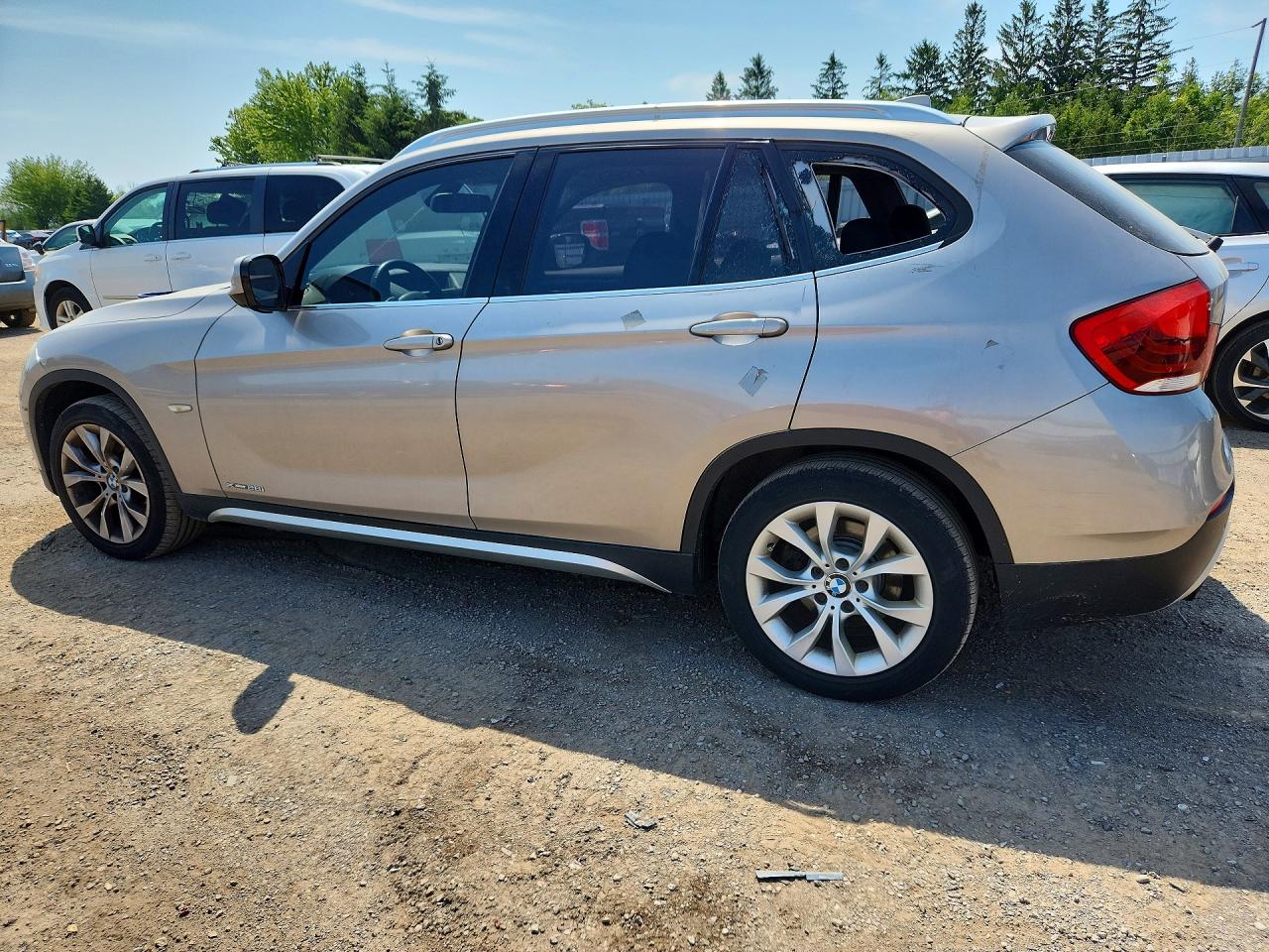 2012 Bmw X1 Xdrive28i Silver vin: WBAVL1C50CVR79310