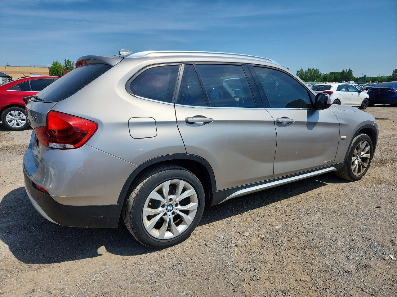 2012 Bmw X1 Xdrive28i Silver vin: WBAVL1C50CVR79310