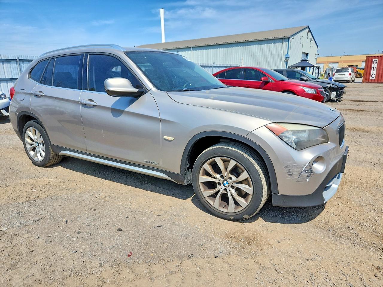 2012 Bmw X1 Xdrive28i Silver vin: WBAVL1C50CVR79310