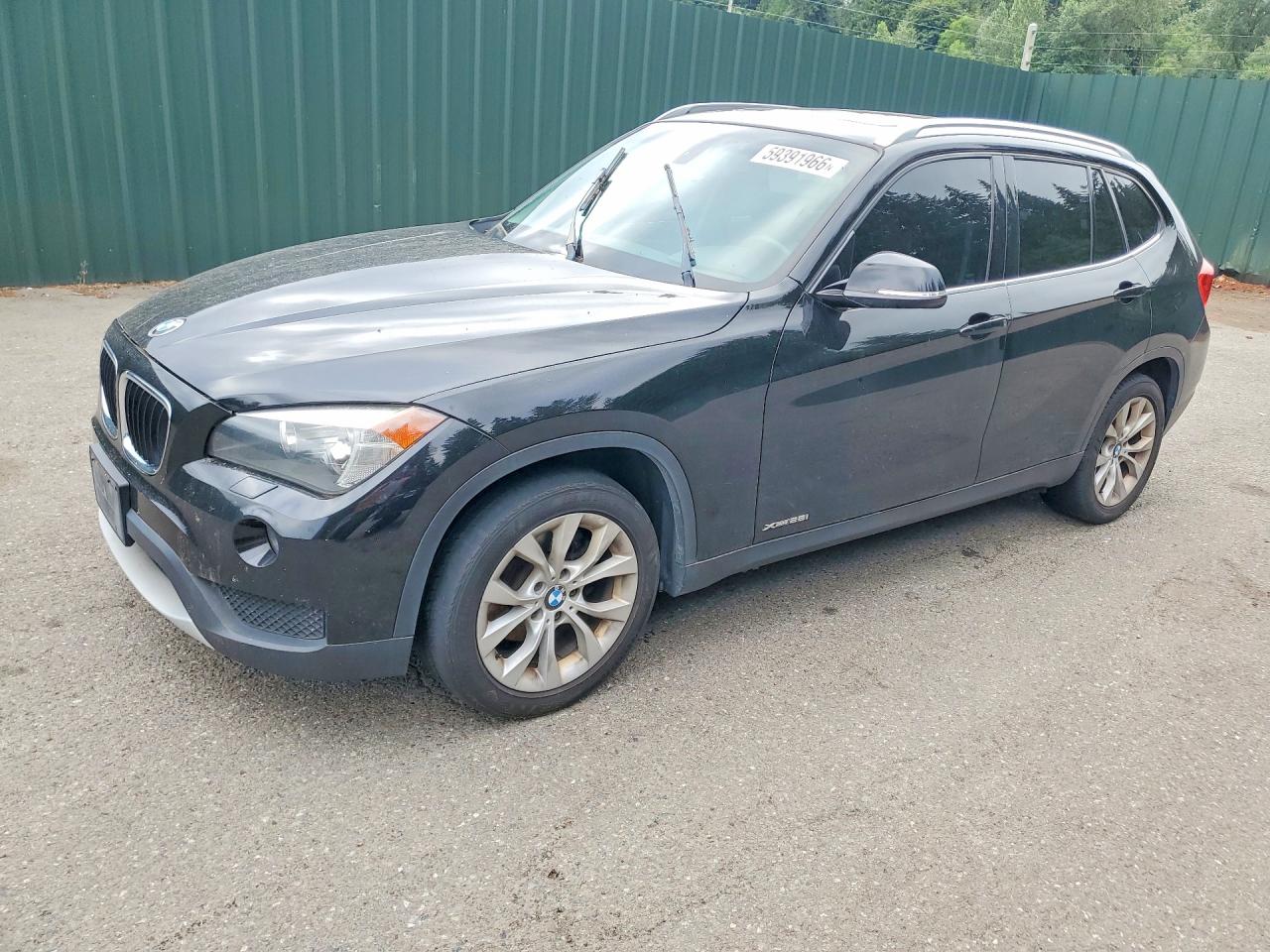2013 Bmw X1 Xdrive28i Black vin: WBAVL1C50DVR91832
