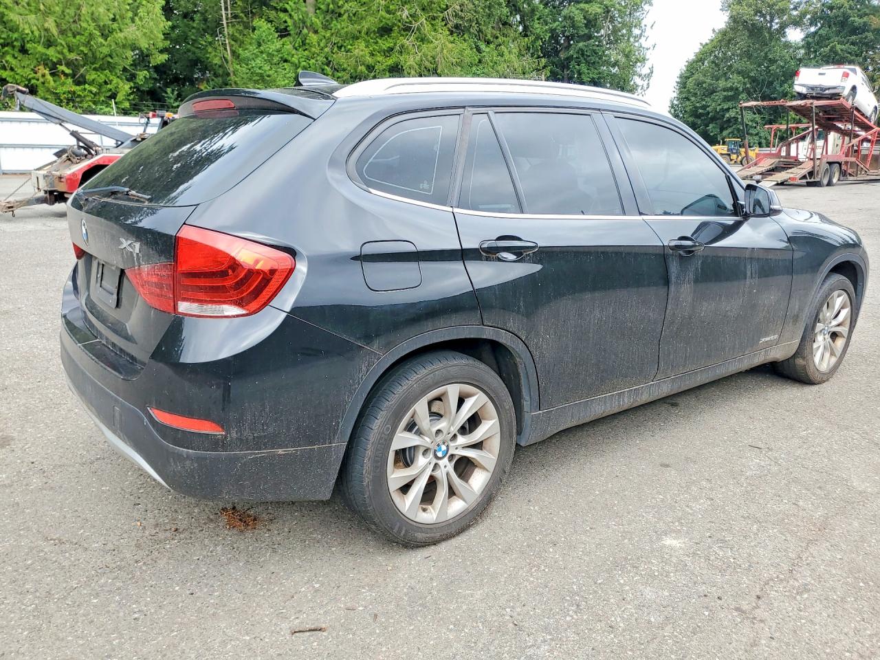 2013 Bmw X1 Xdrive28i Black vin: WBAVL1C50DVR91832