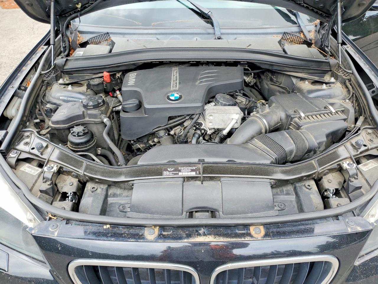 2013 Bmw X1 Xdrive28i Black vin: WBAVL1C50DVR91832
