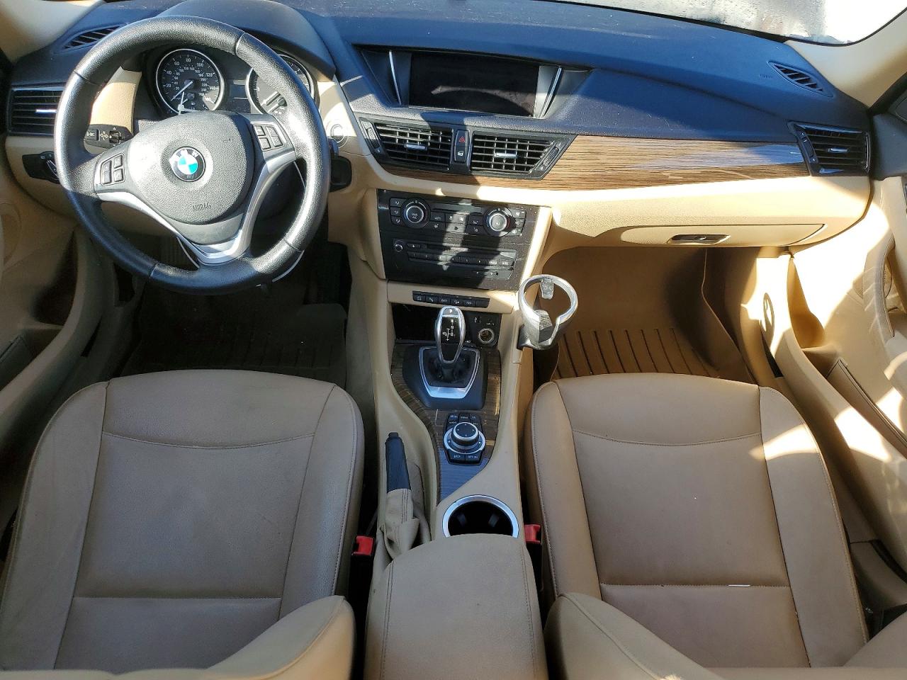 2014 Bmw X1 Xdrive28i Brown vin: WBAVL1C50EVR92609