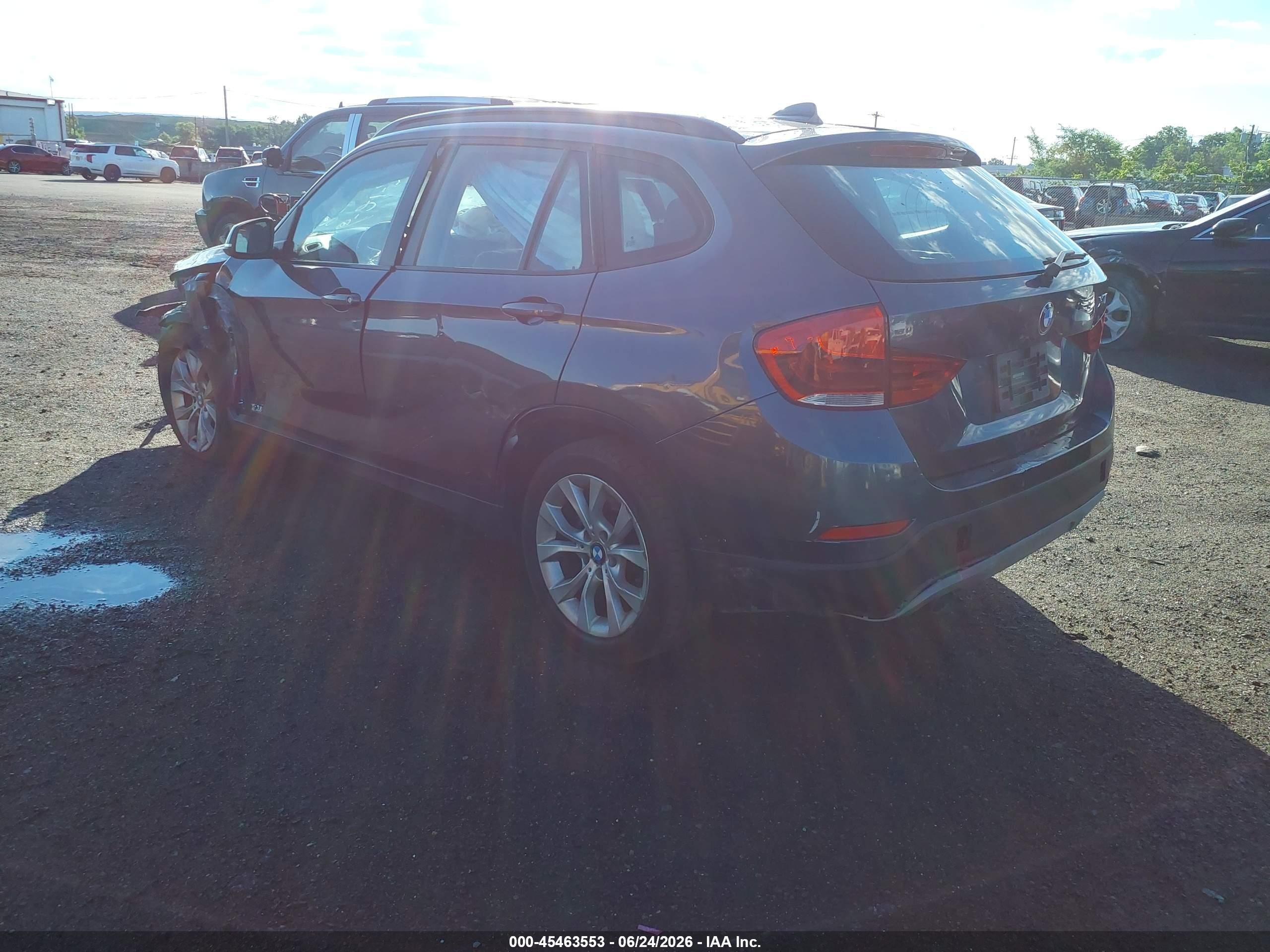 2014 Bmw X1 Xdrive28i Gray vin: WBAVL1C50EVR92867