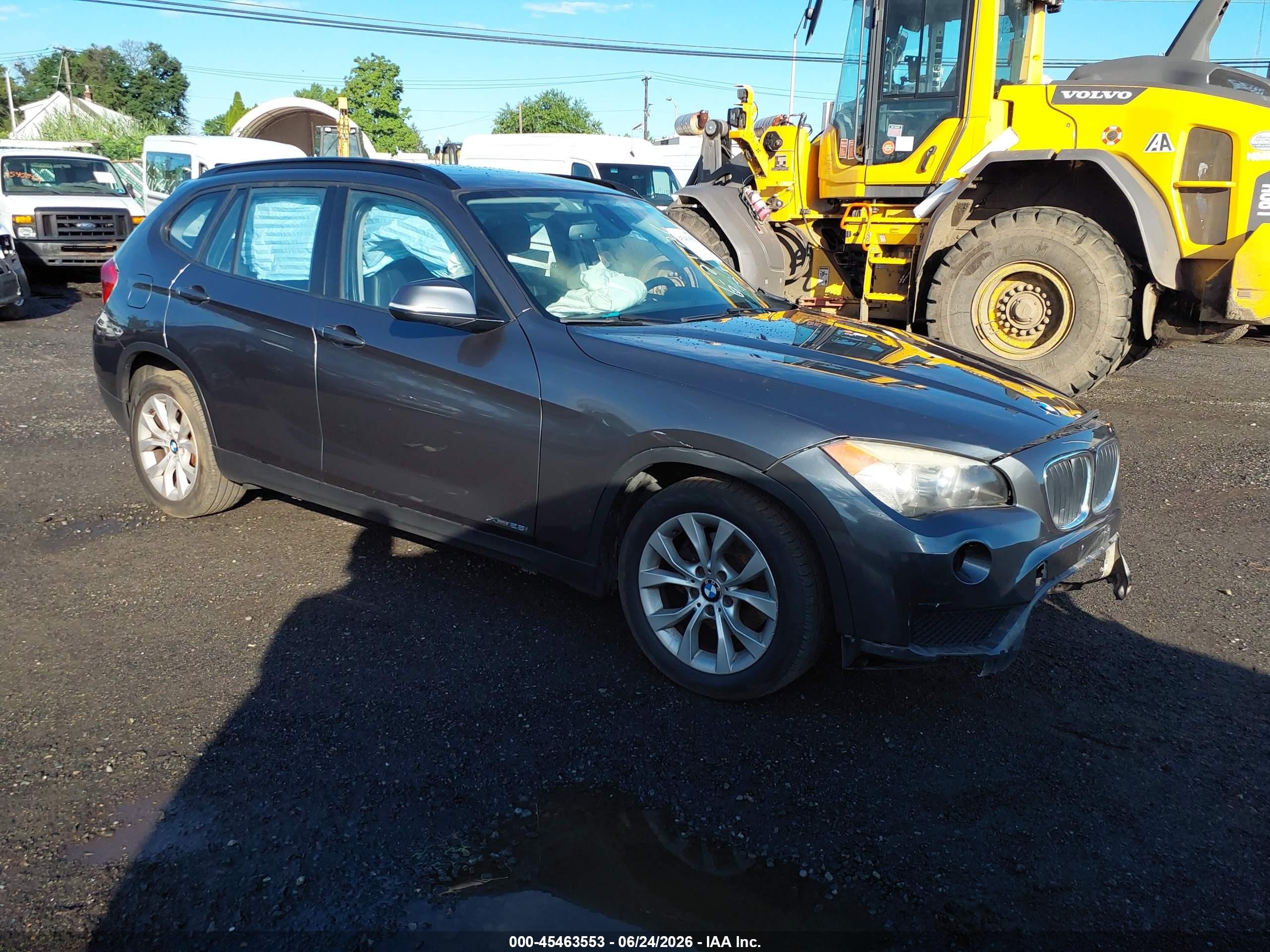 2014 Bmw X1 Xdrive28i Gray vin: WBAVL1C50EVR92867