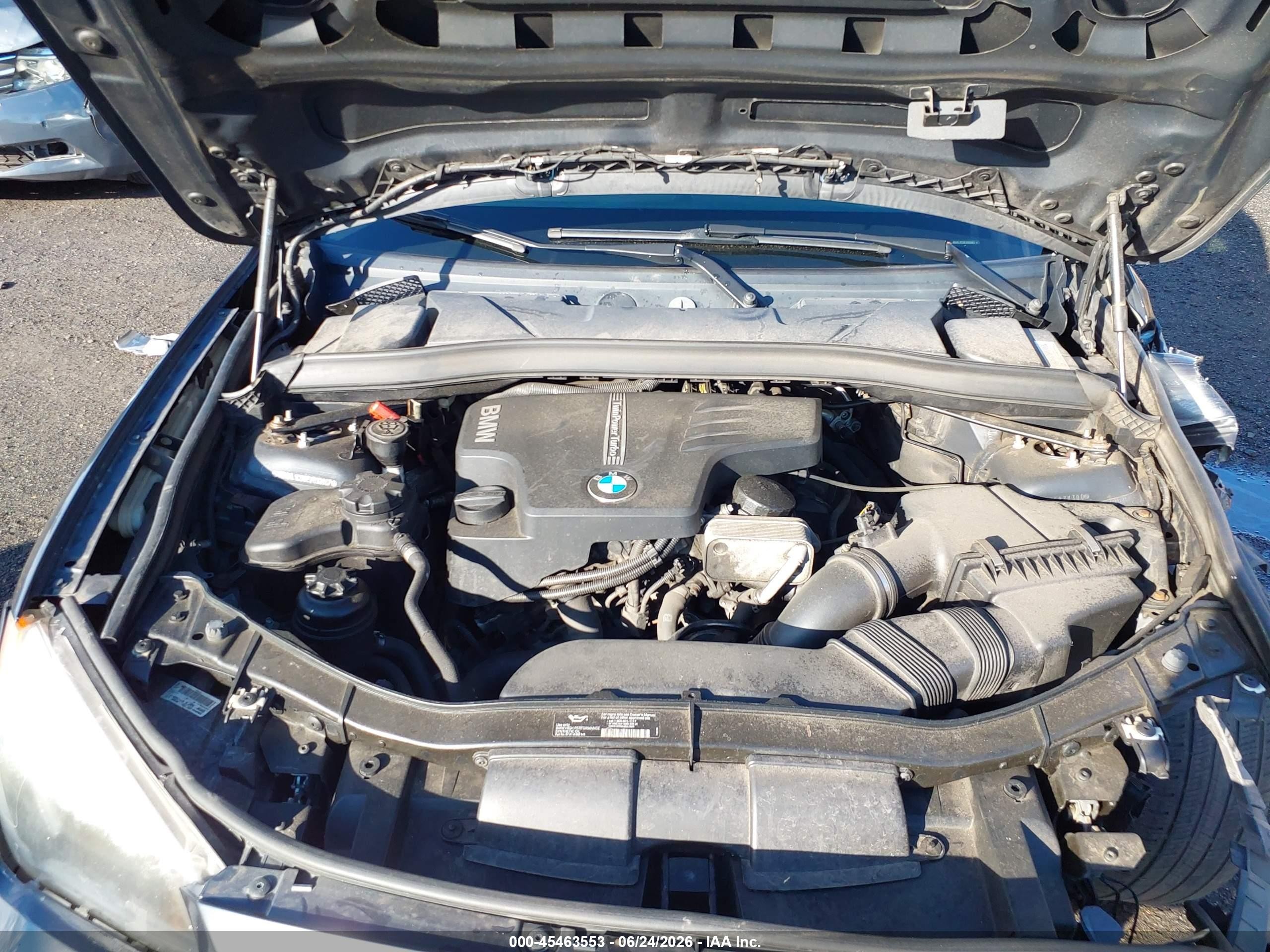 2014 Bmw X1 Xdrive28i Gray vin: WBAVL1C50EVR92867