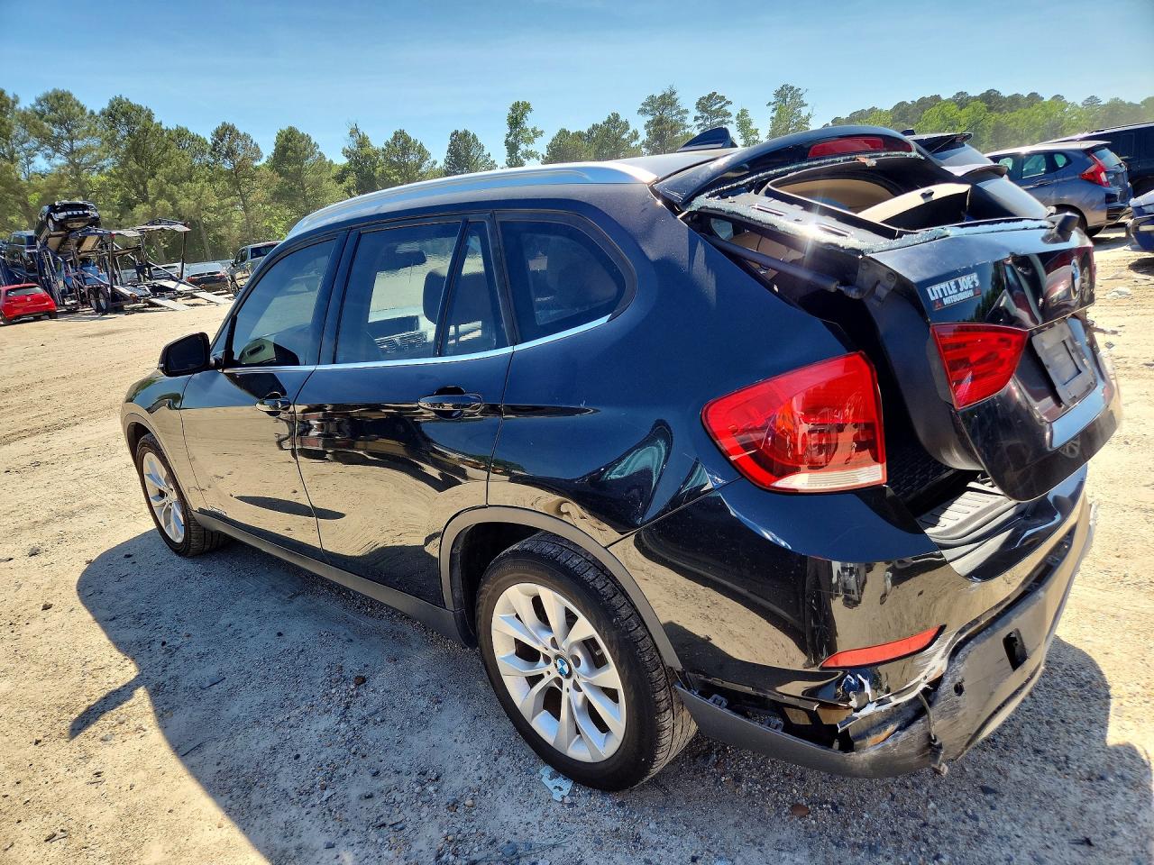 2014 Bmw X1 Xdrive28i Black vin: WBAVL1C50EVR94361
