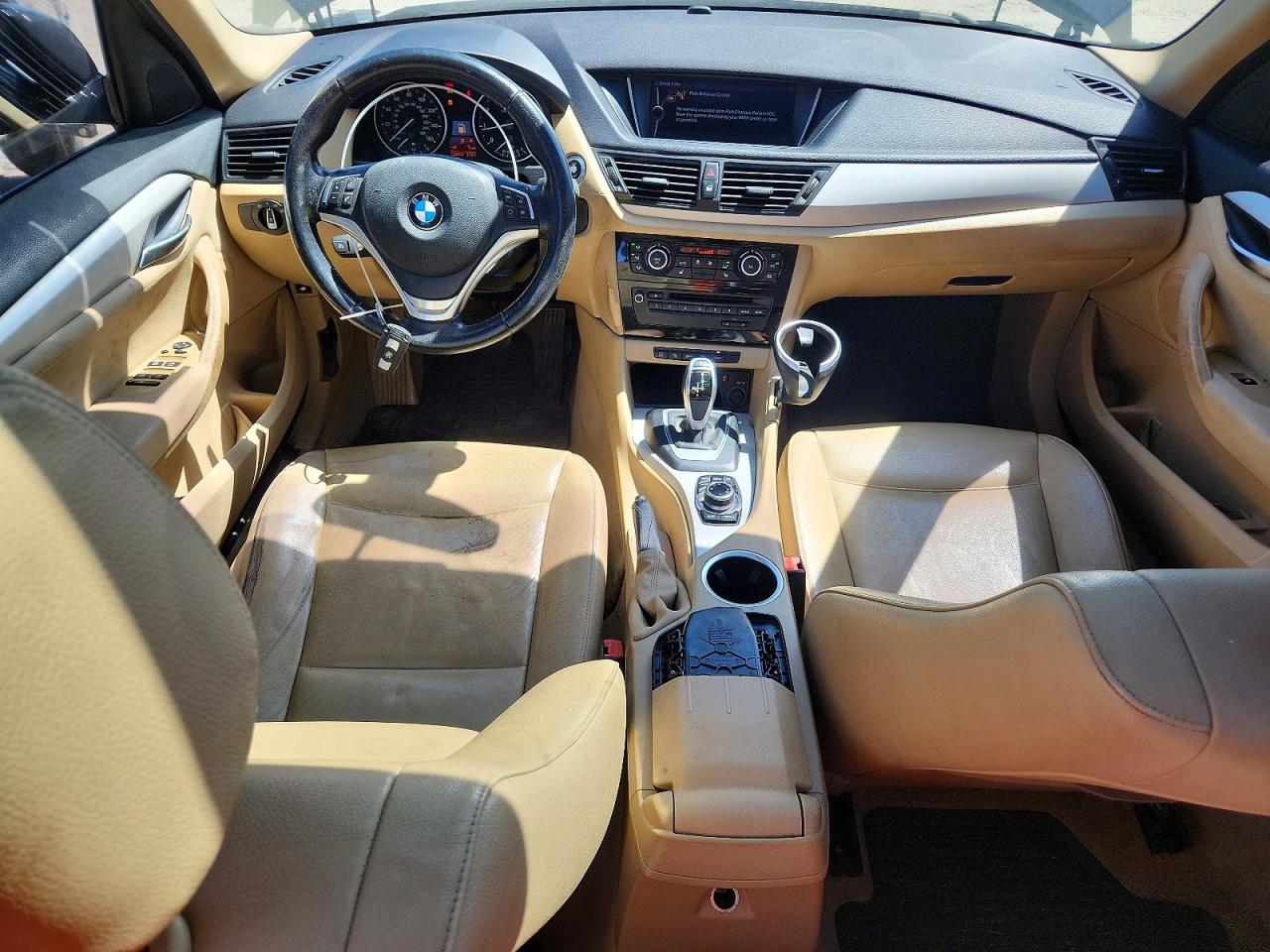 2014 Bmw X1 Xdrive28i Black vin: WBAVL1C50EVR94361