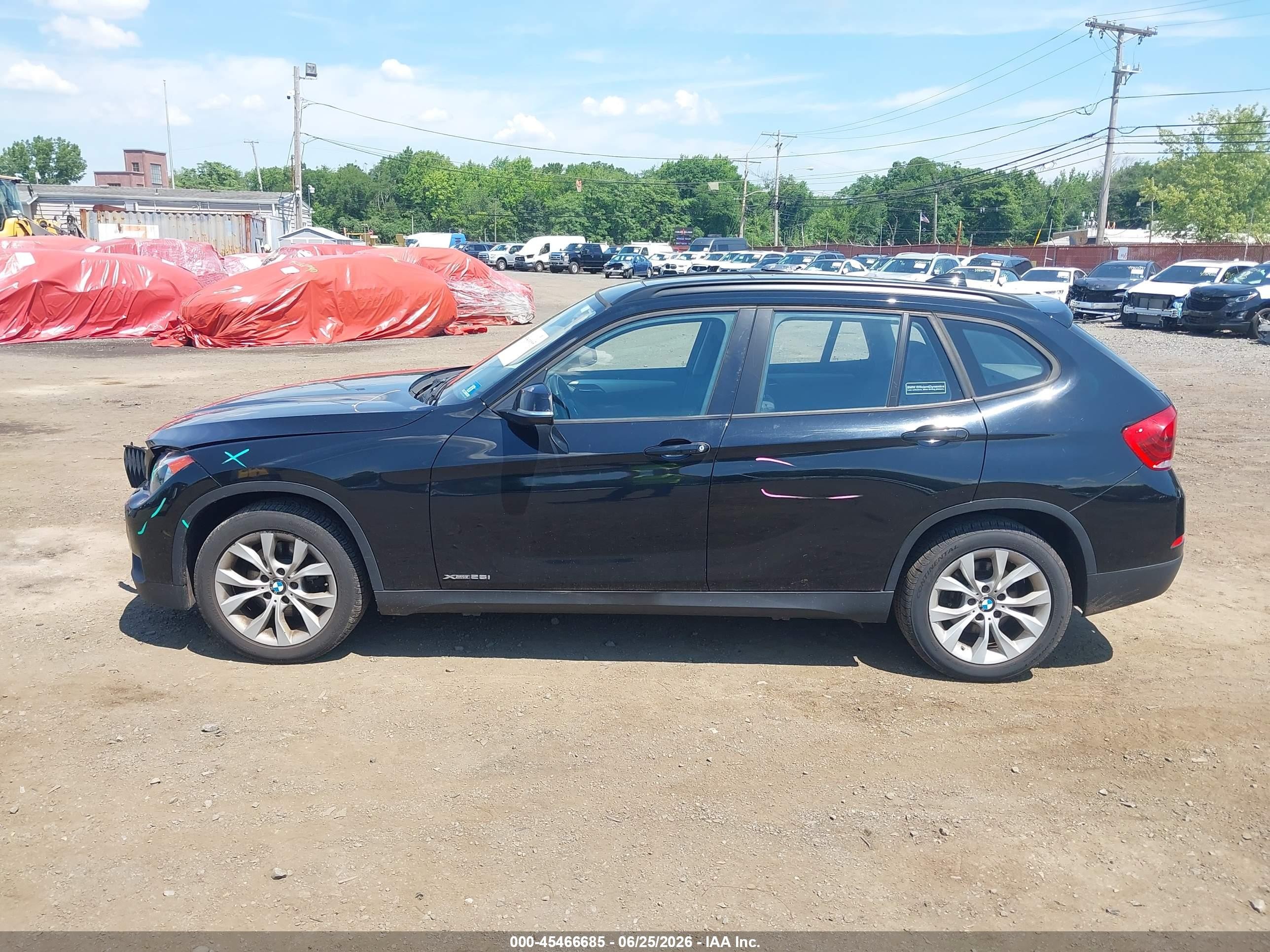 2014 Bmw X1 Xdrive28i Black vin: WBAVL1C50EVY12075