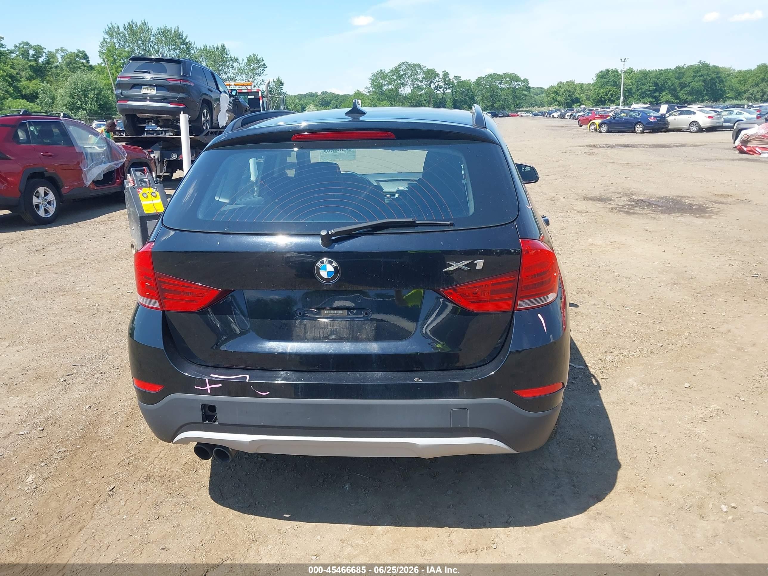 2014 Bmw X1 Xdrive28i Black vin: WBAVL1C50EVY12075