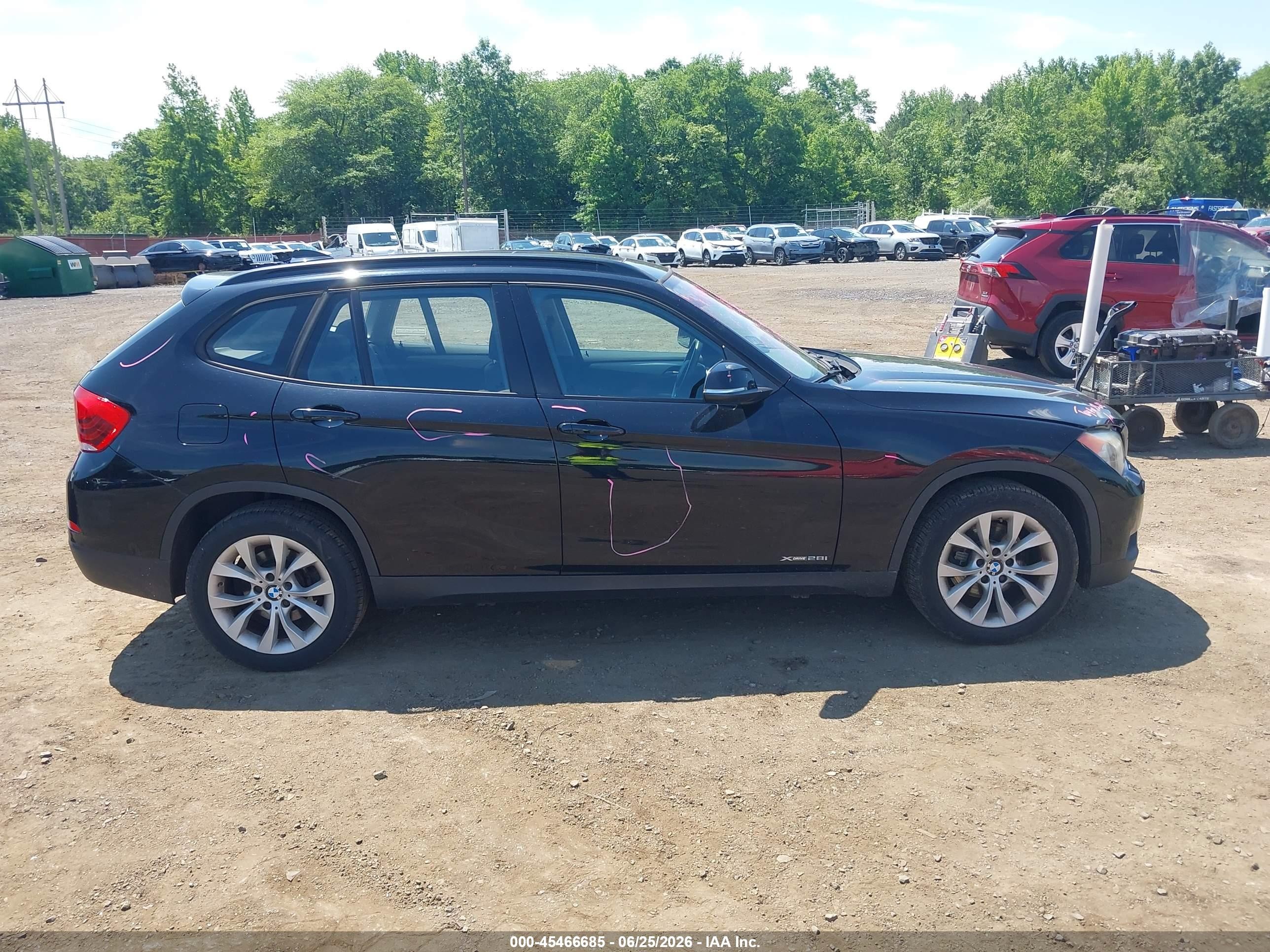 2014 Bmw X1 Xdrive28i Black vin: WBAVL1C50EVY12075