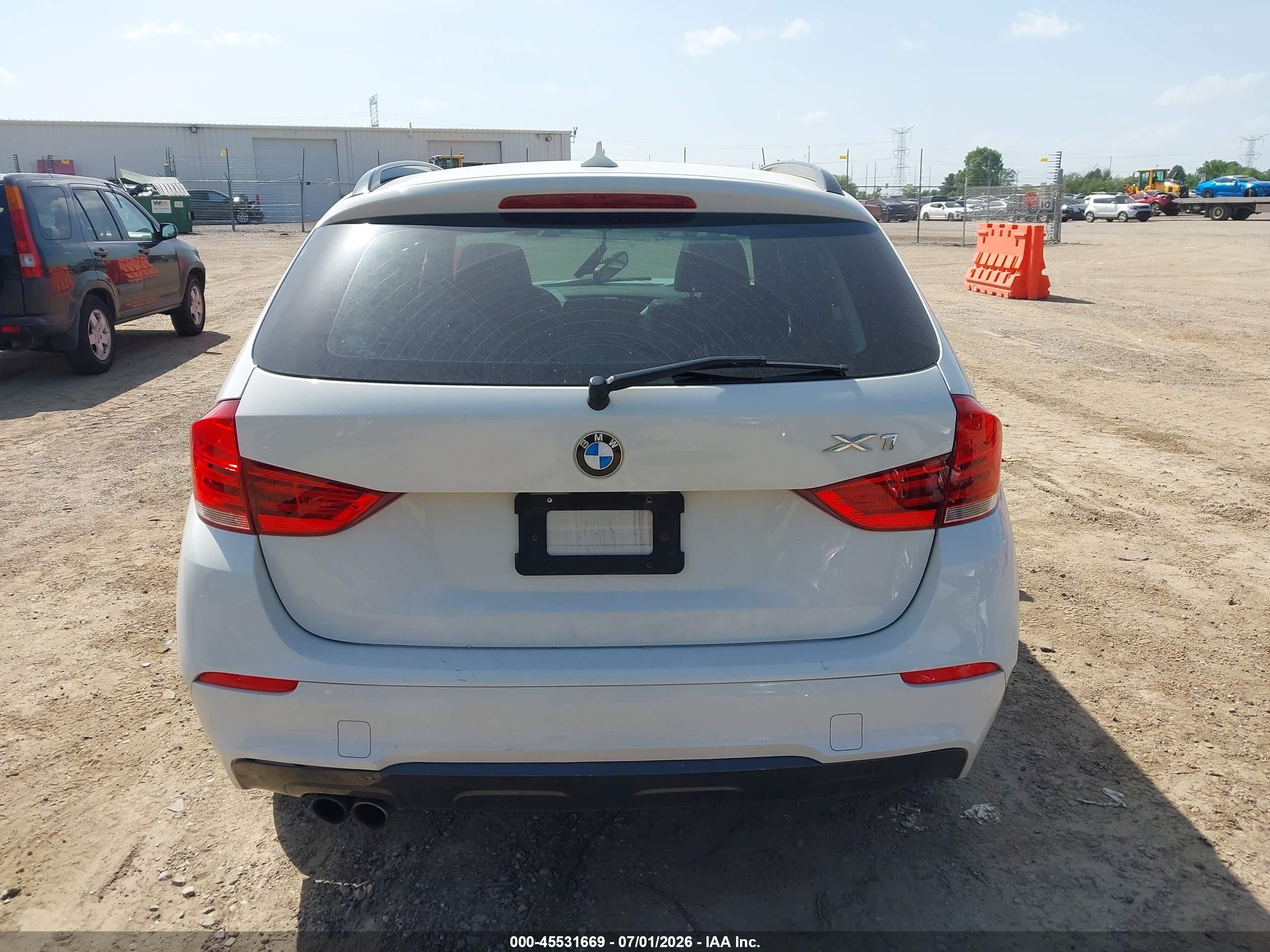 2014 Bmw X1 Xdrive28i White vin: WBAVL1C50EVY15977
