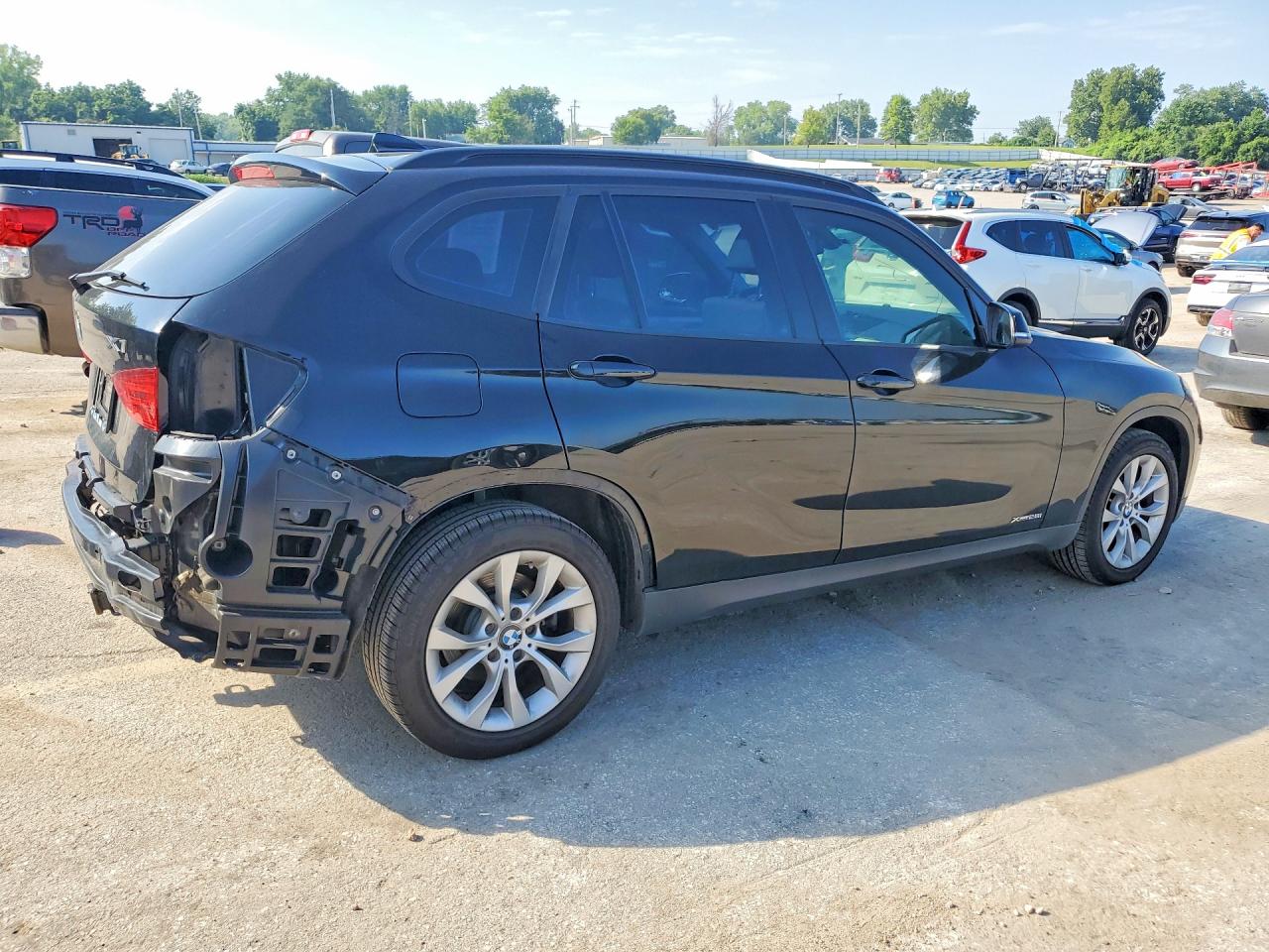 2014 Bmw X1 Xdrive28i Black vin: WBAVL1C50EVY18071