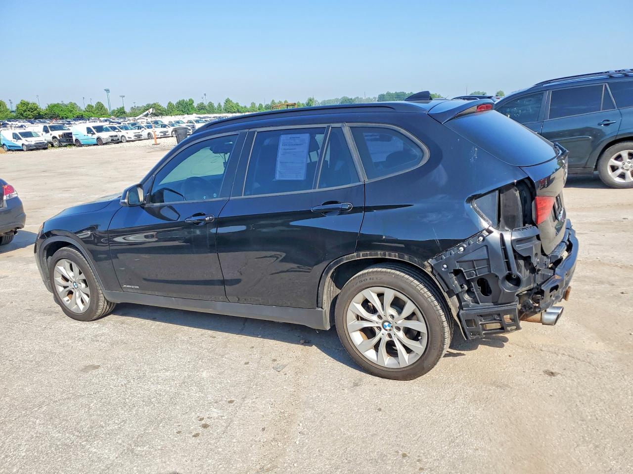 2014 Bmw X1 Xdrive28i Black vin: WBAVL1C50EVY18071