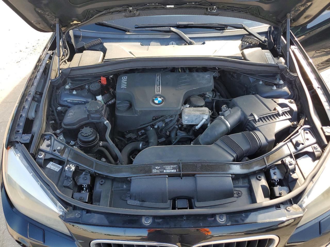 2014 Bmw X1 Xdrive28i Black vin: WBAVL1C50EVY18071
