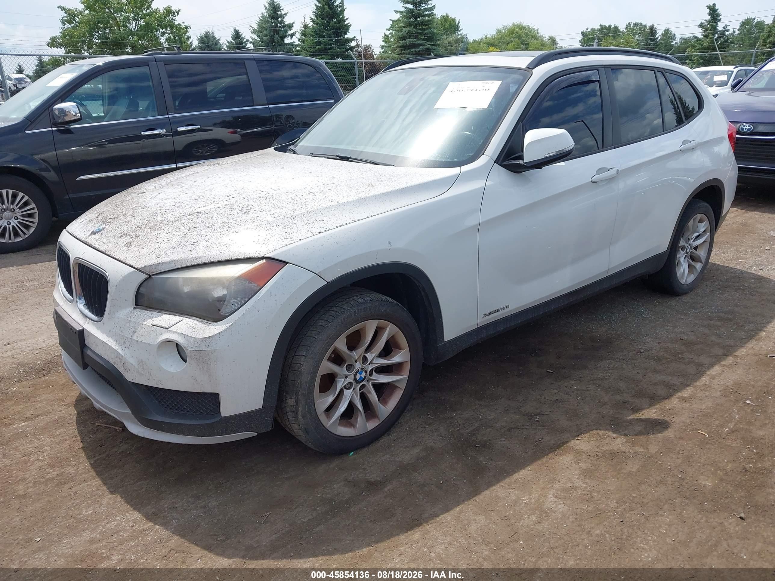 2015 Bmw X1 Xdrive28i White vin: WBAVL1C50FVY26933