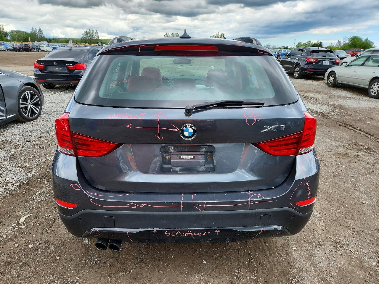 2015 Bmw X1 Xdrive28i Gray vin: WBAVL1C50FVY27483