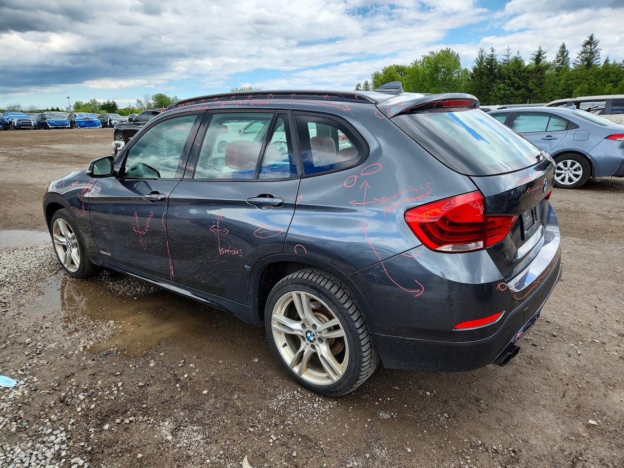 2015 Bmw X1 Xdrive28i Gray vin: WBAVL1C50FVY27483