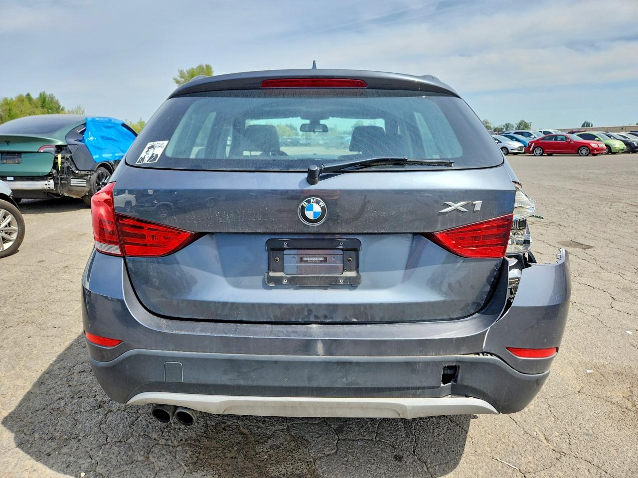 2015 Bmw X1 Xdrive28i Gray vin: WBAVL1C50FVY37186