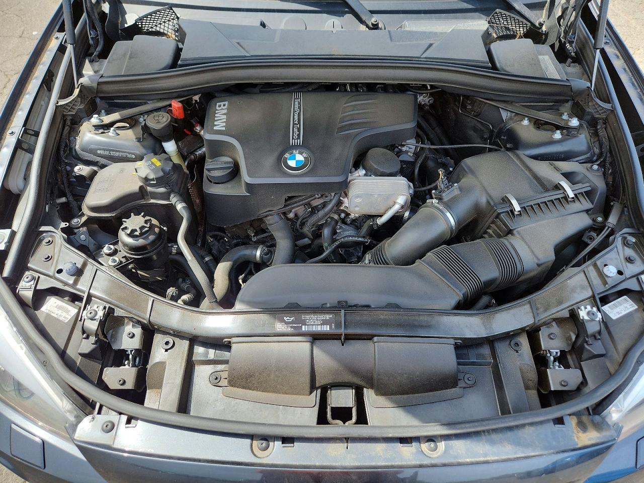 2015 Bmw X1 Xdrive28i Gray vin: WBAVL1C50FVY37186