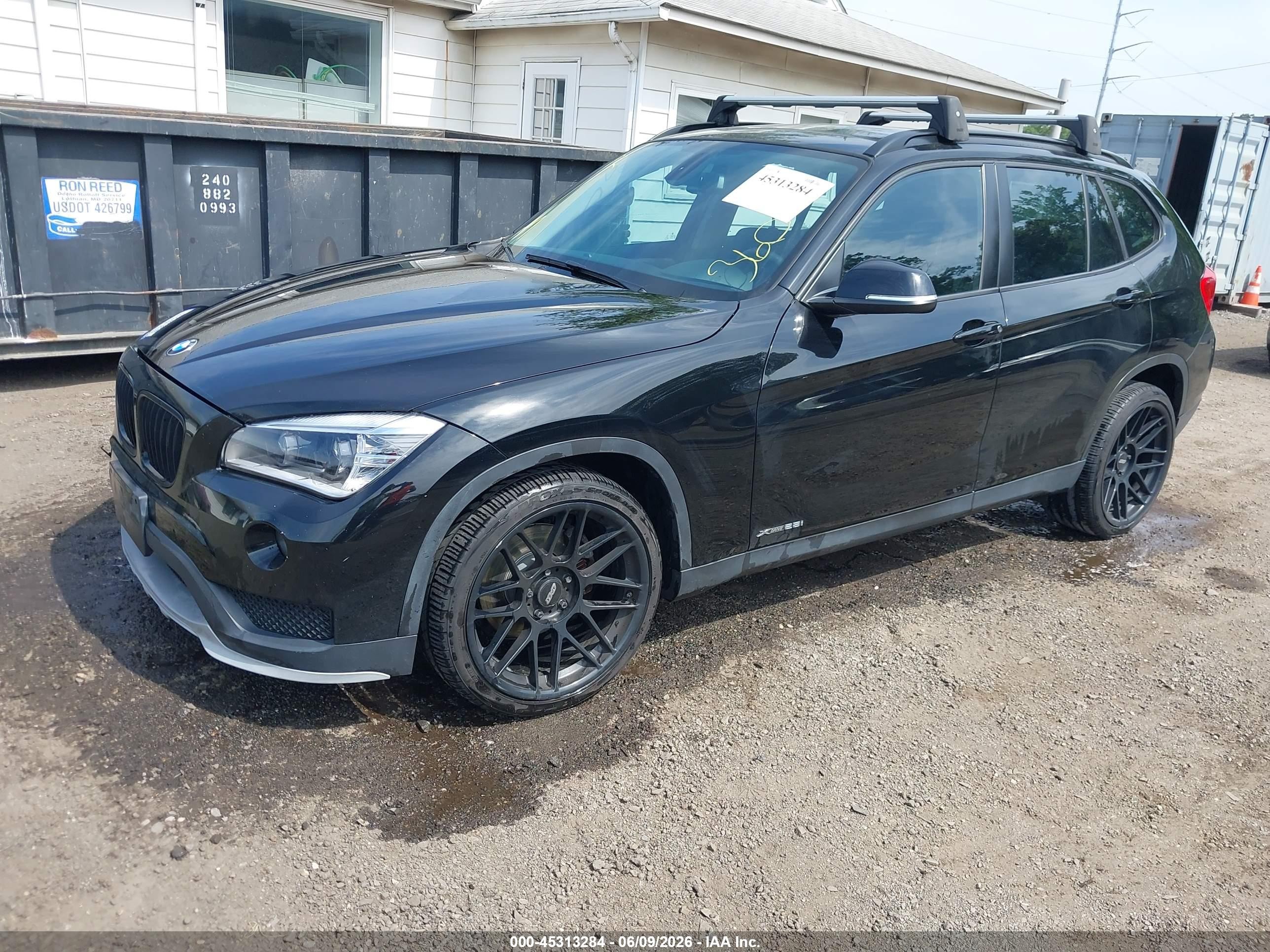 2015 Bmw X1 Xdrive28i Black vin: WBAVL1C50FVY38645