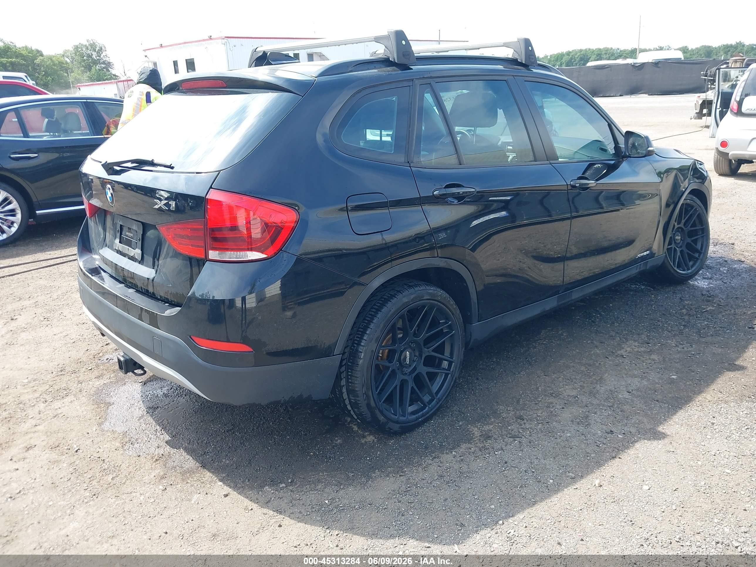 2015 Bmw X1 Xdrive28i Black vin: WBAVL1C50FVY38645