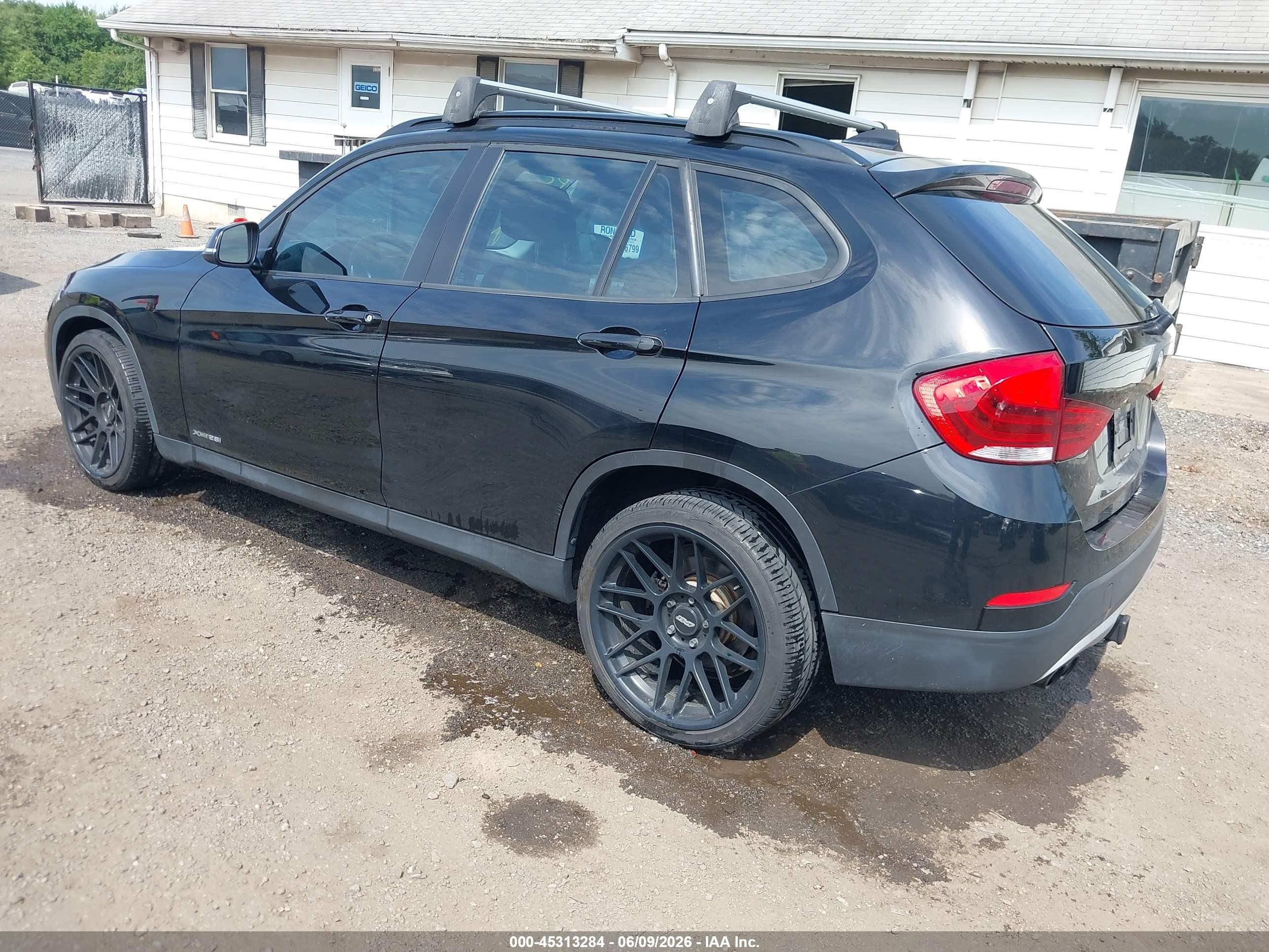 2015 Bmw X1 Xdrive28i Black vin: WBAVL1C50FVY38645