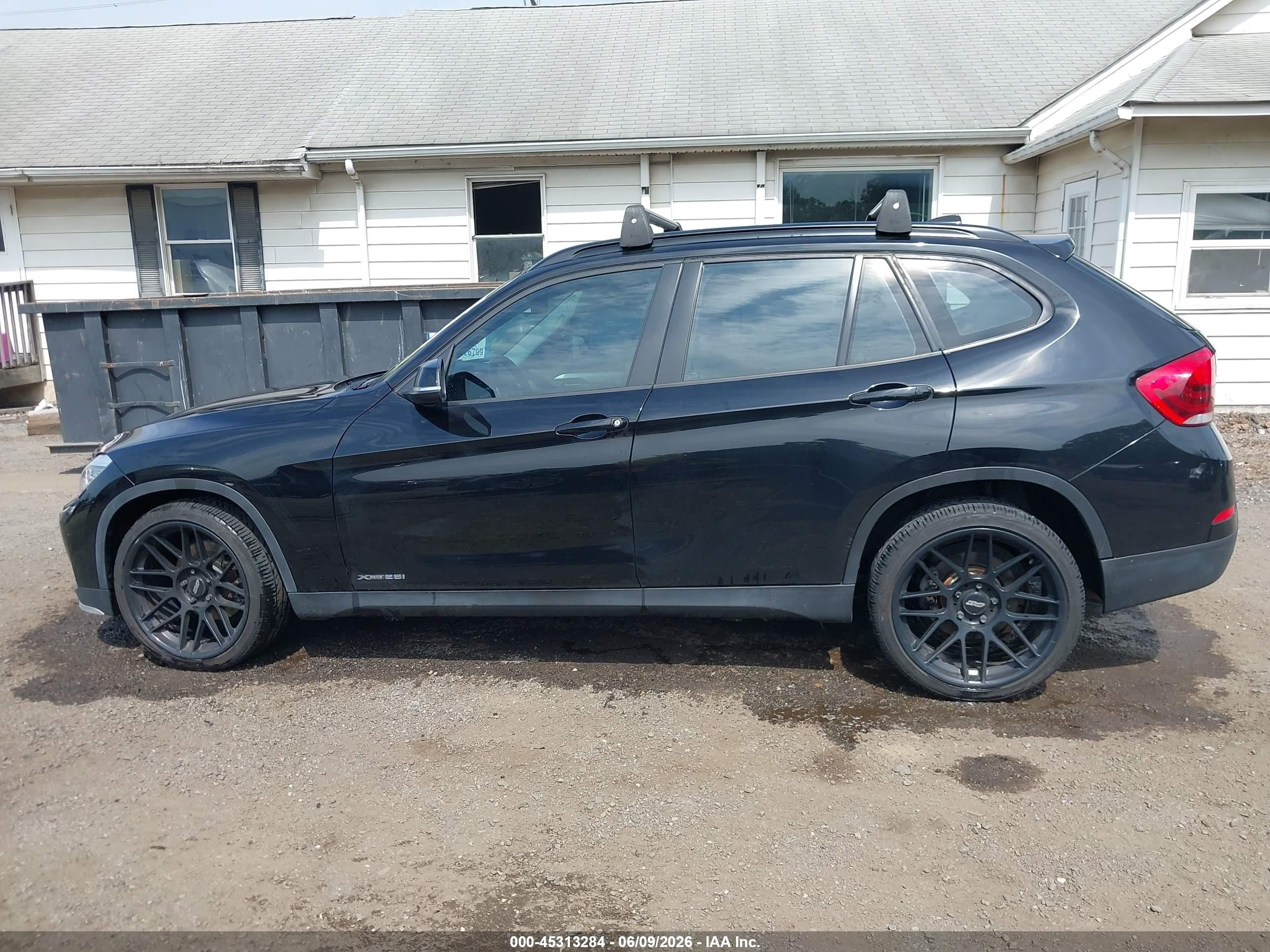 2015 Bmw X1 Xdrive28i Black vin: WBAVL1C50FVY38645