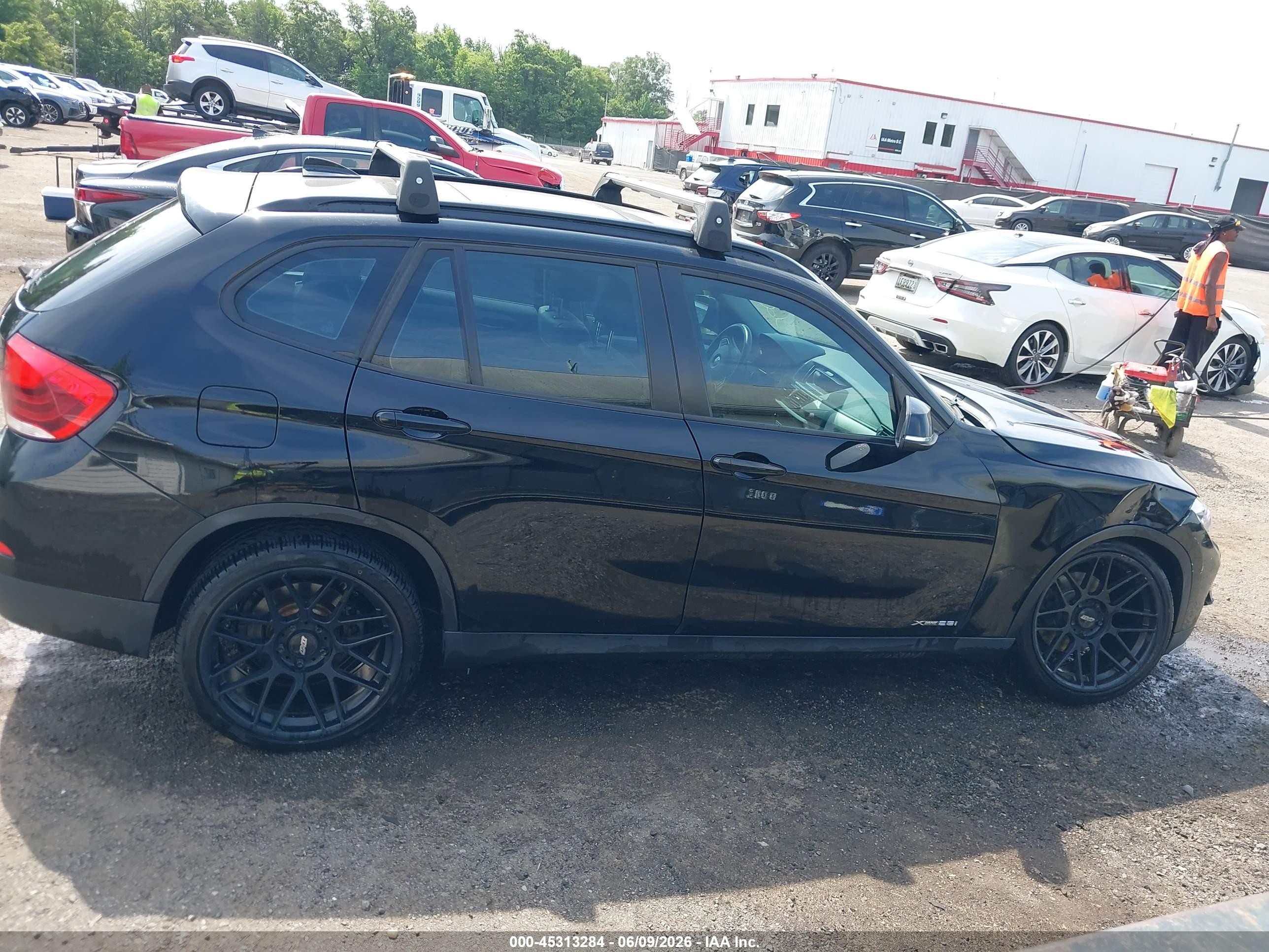 2015 Bmw X1 Xdrive28i Black vin: WBAVL1C50FVY38645