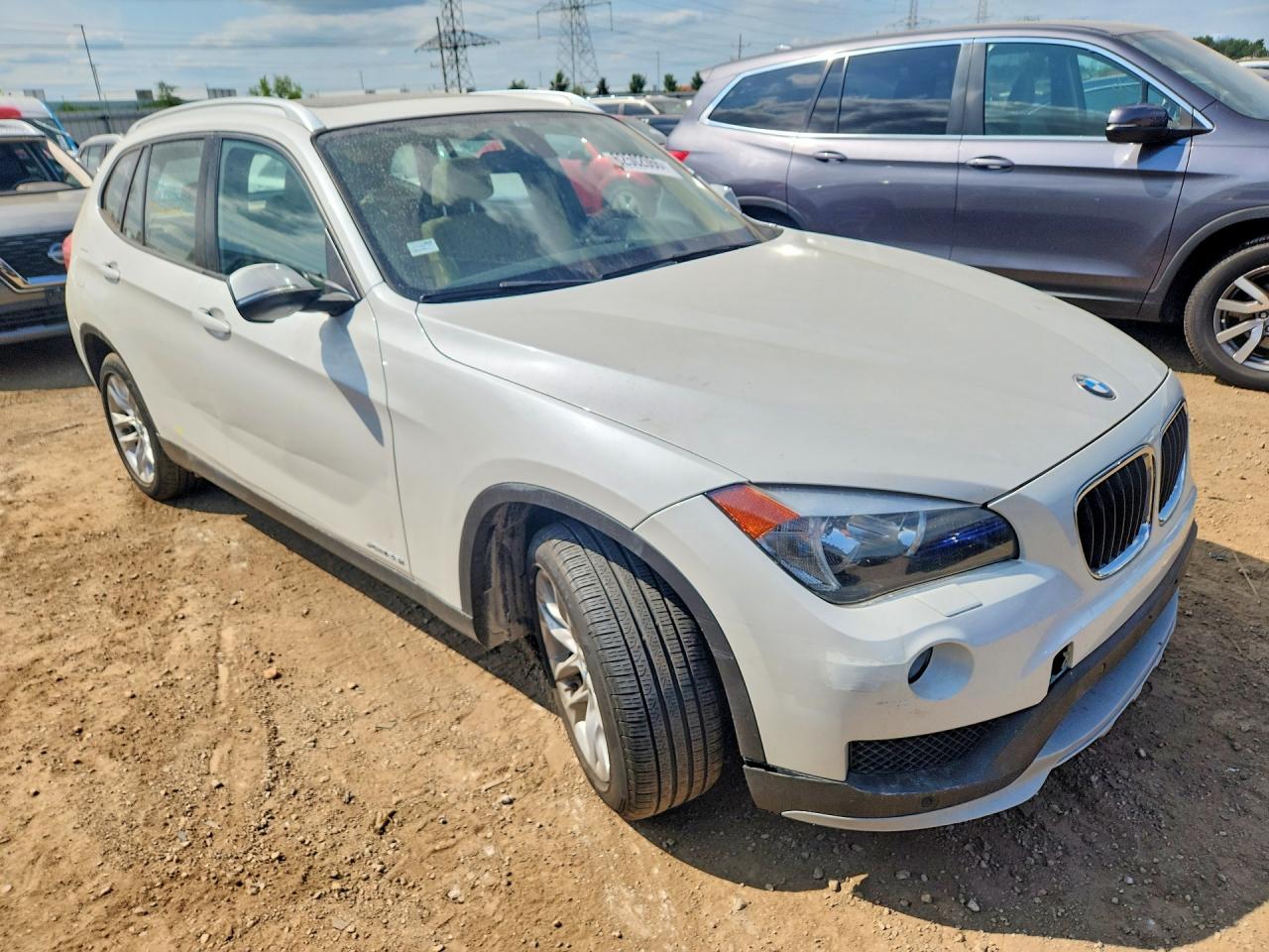 2015 Bmw X1 Xdrive28i White vin: WBAVL1C50FVY39889
