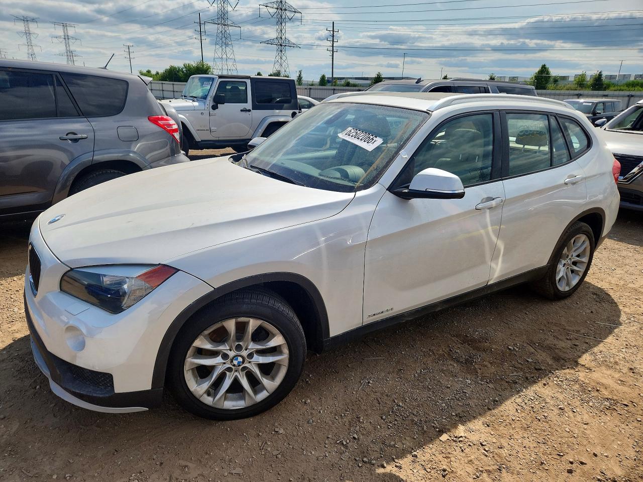 2015 Bmw X1 Xdrive28i White vin: WBAVL1C50FVY39889