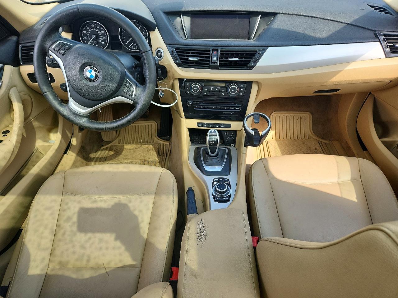 2015 Bmw X1 Xdrive28i White vin: WBAVL1C50FVY39889