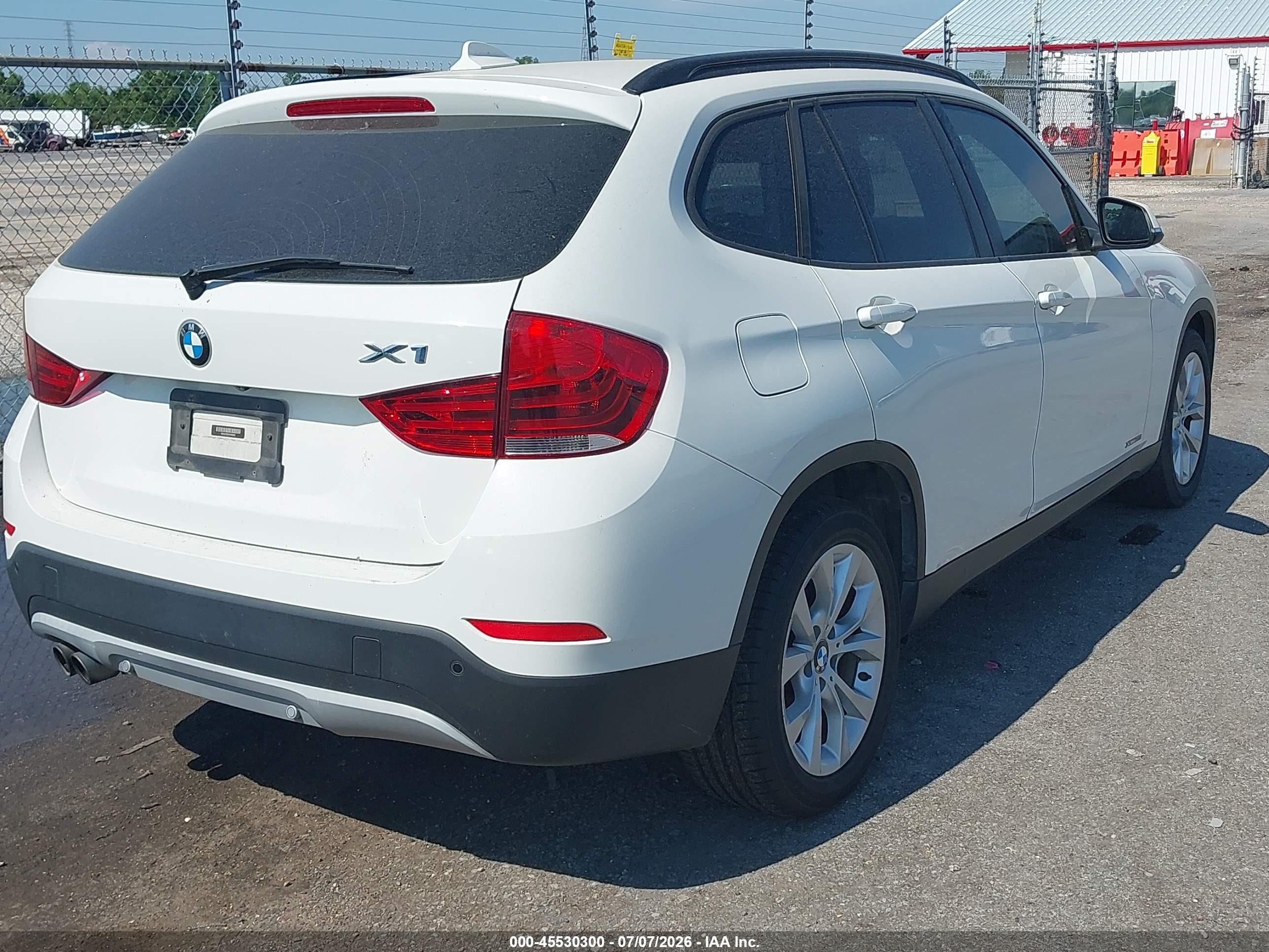 2013 Bmw X1 Xdrive28i White vin: WBAVL1C51DVR85926
