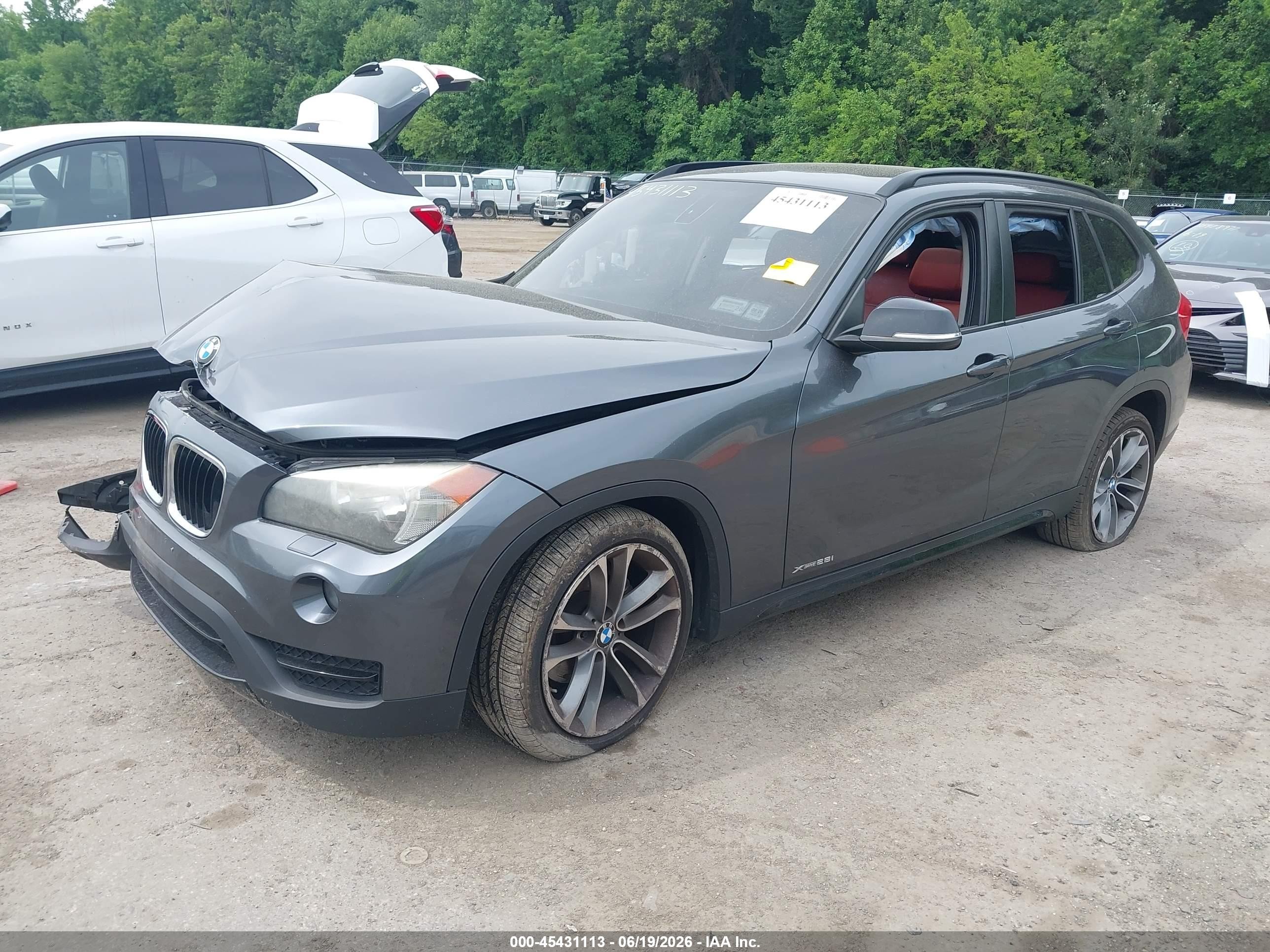 2013 Bmw X1 Xdrive28i Gray vin: WBAVL1C51DVR87708