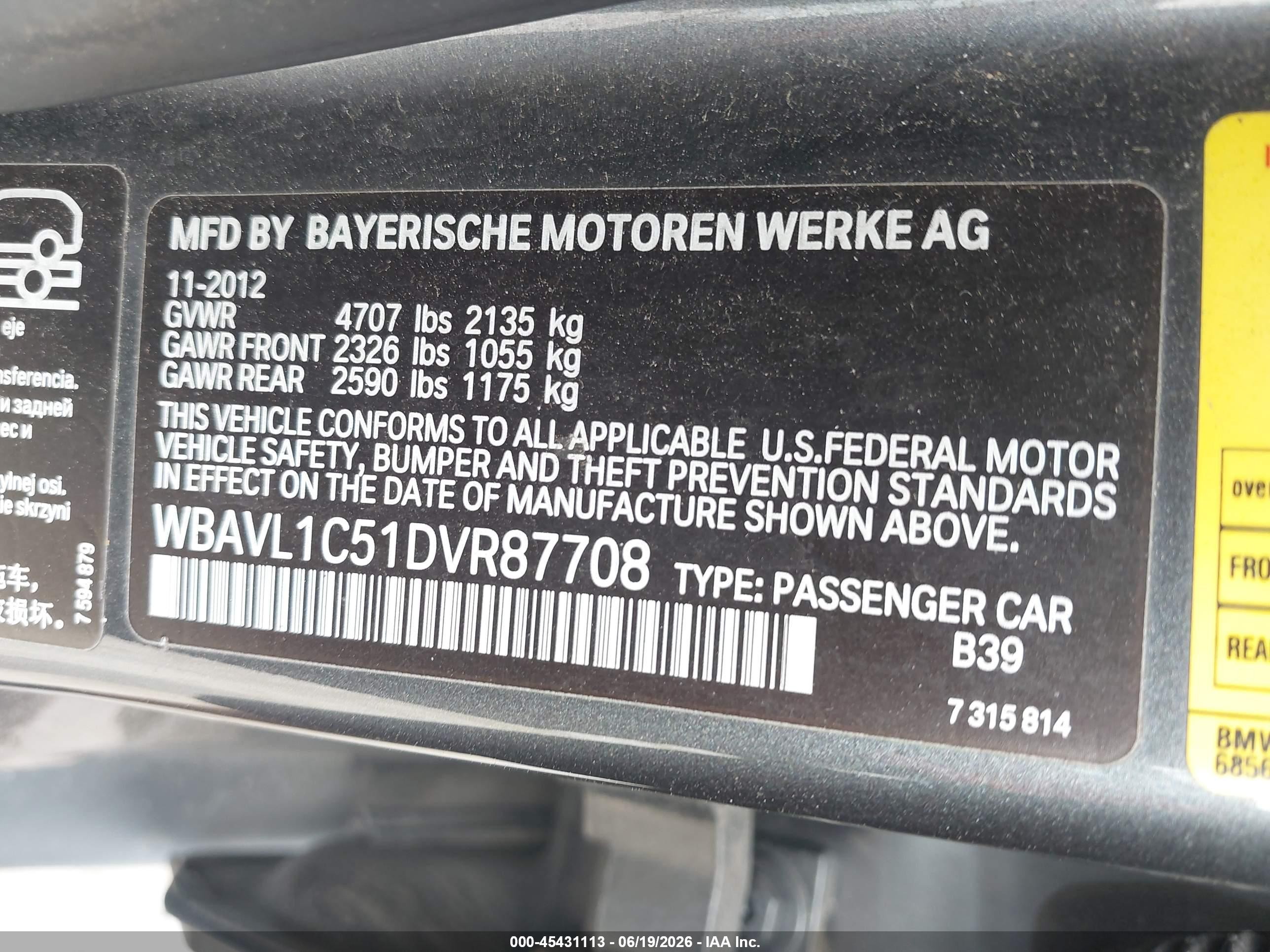 2013 Bmw X1 Xdrive28i Gray vin: WBAVL1C51DVR87708