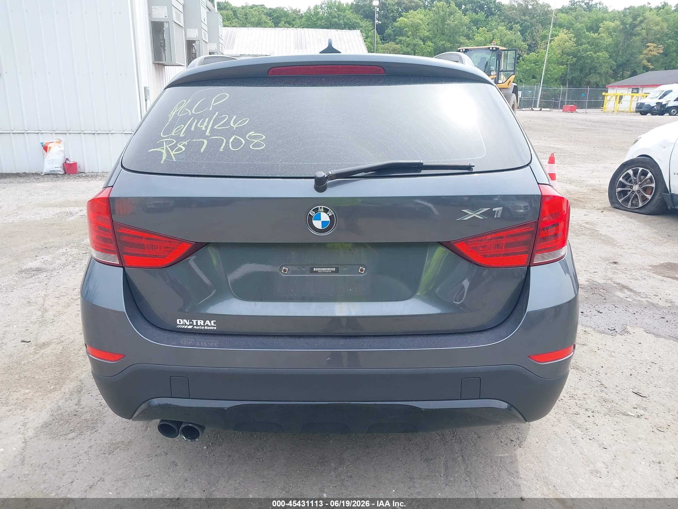 2013 Bmw X1 Xdrive28i Gray vin: WBAVL1C51DVR87708