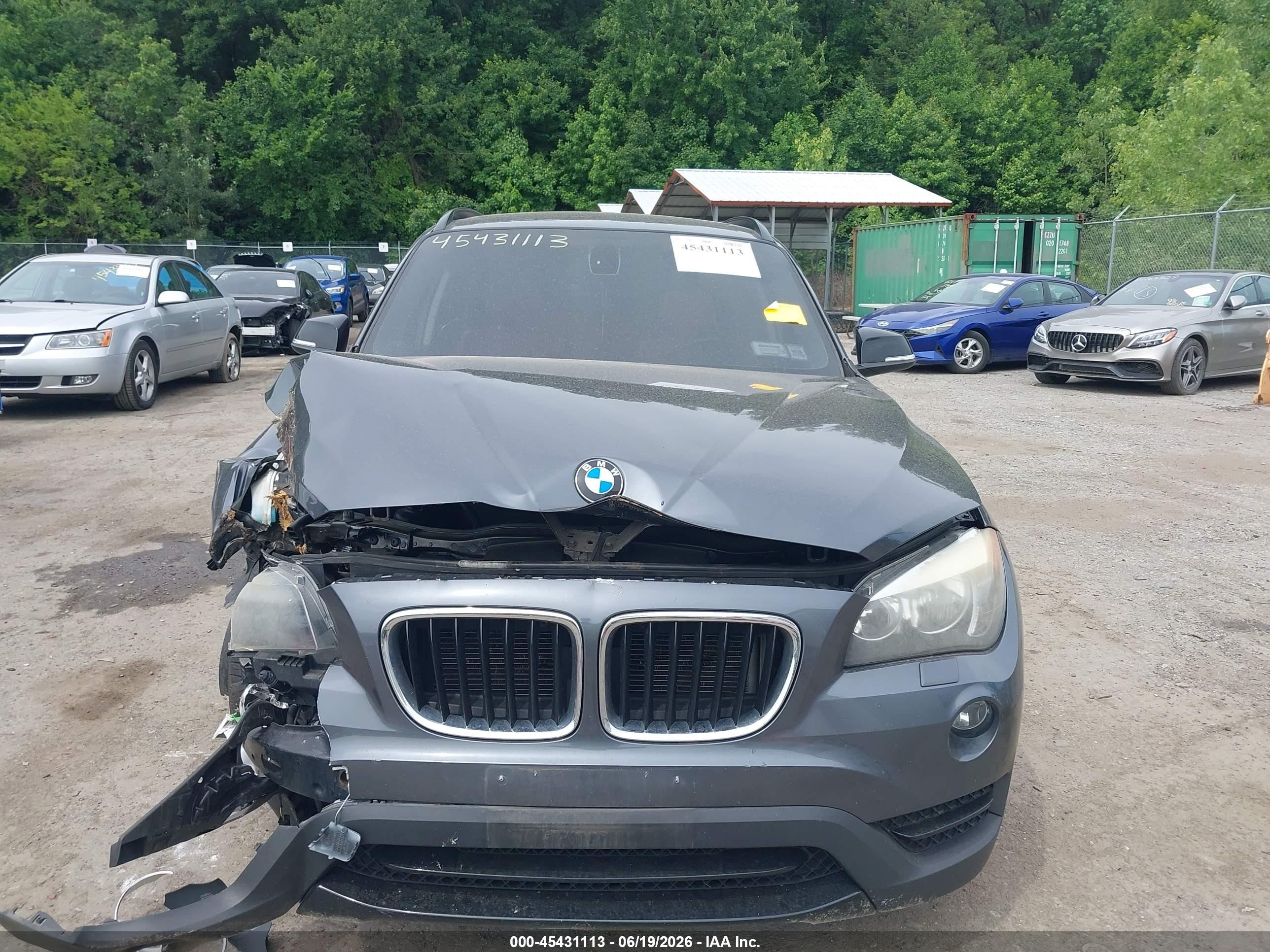 2013 Bmw X1 Xdrive28i Gray vin: WBAVL1C51DVR87708