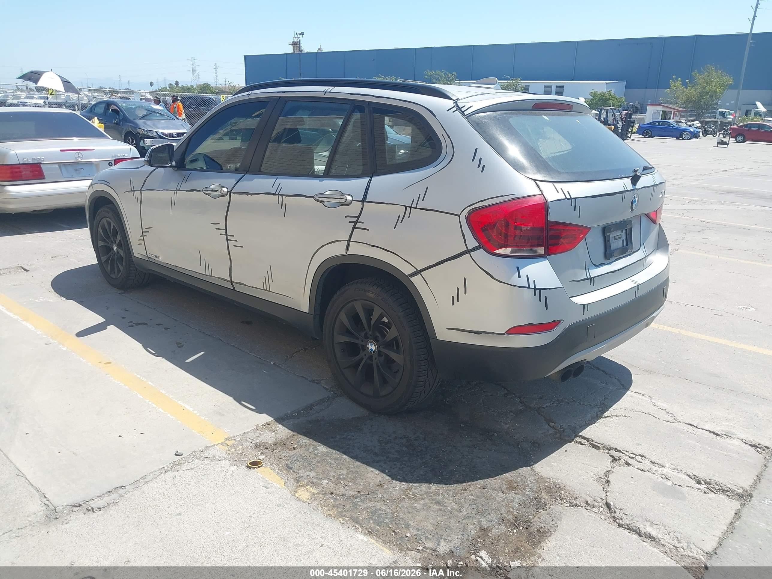 2013 Bmw X1 Xdrive28i Gray vin: WBAVL1C51DVR92083