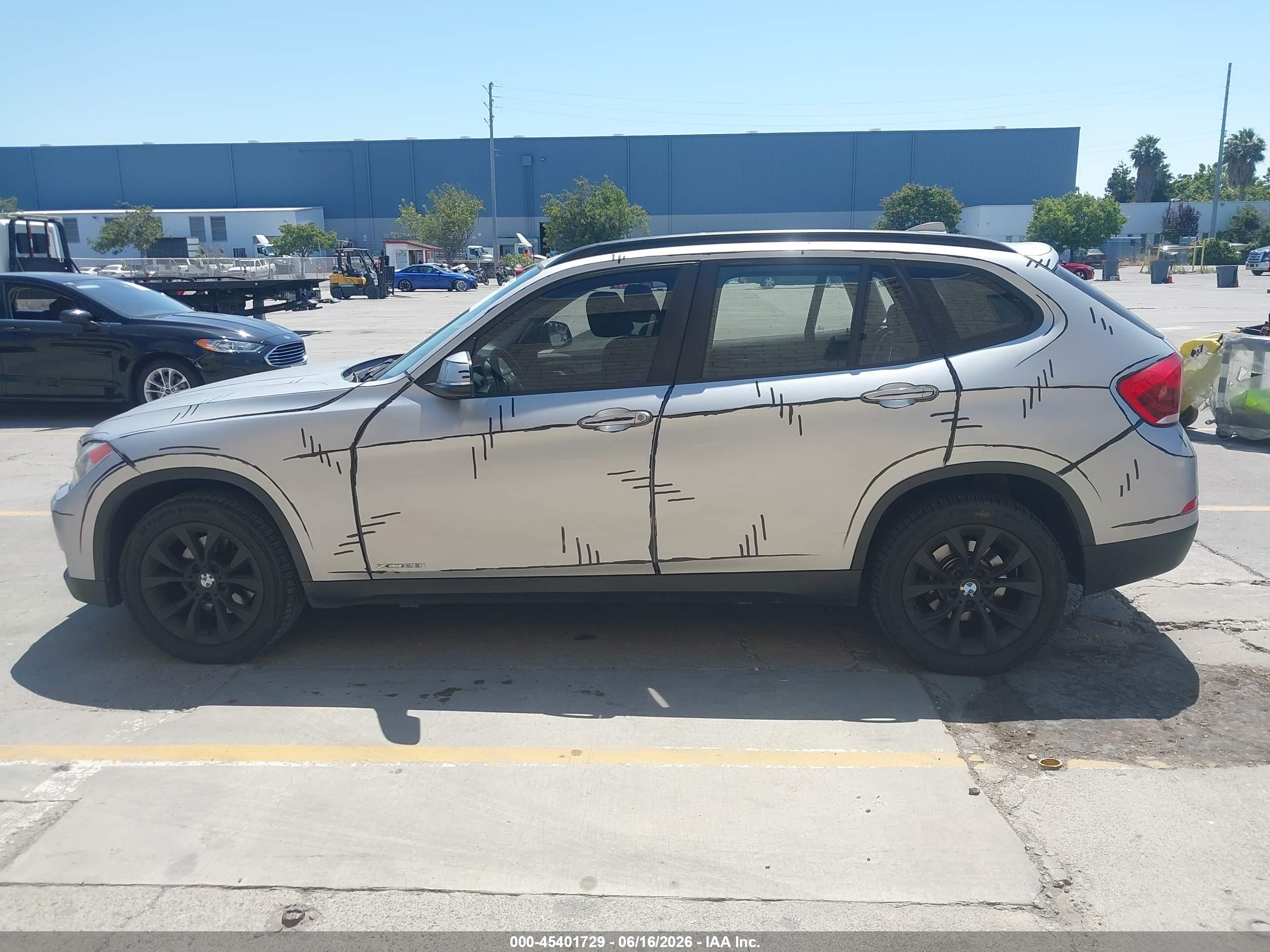 2013 Bmw X1 Xdrive28i Gray vin: WBAVL1C51DVR92083