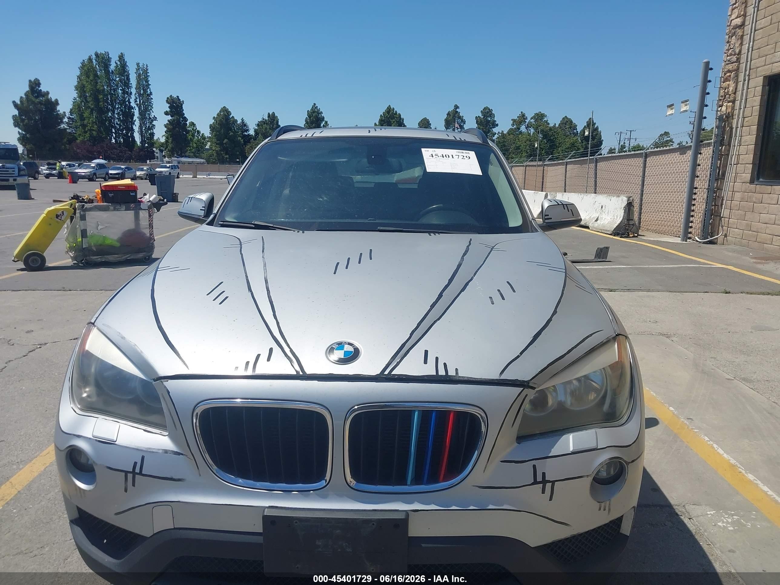 2013 Bmw X1 Xdrive28i Gray vin: WBAVL1C51DVR92083
